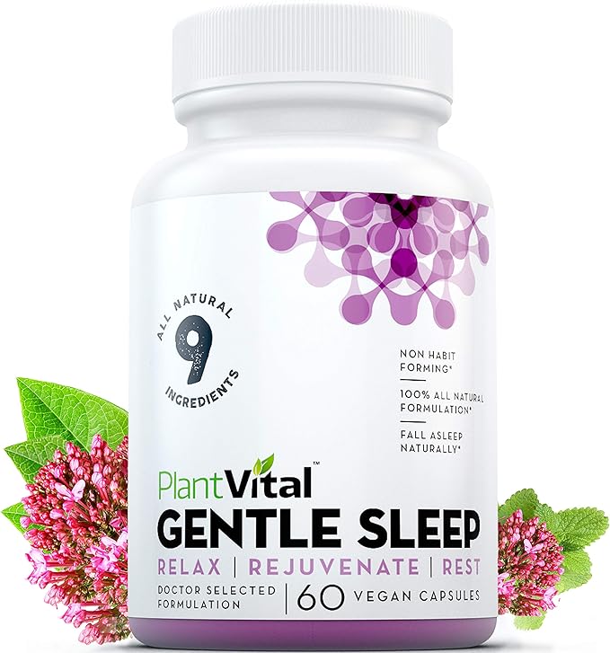 Plantvital Sleep Pills All Natural Sleep Aid for Adults
