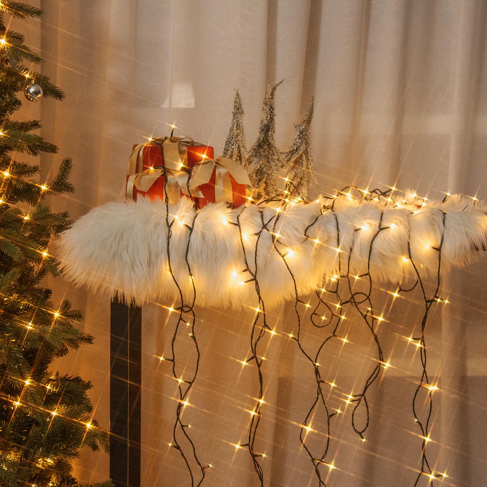 200 Stück Weihnachtslicht-Hofpfähle – 21,6 Cm Hoch, Universell Für Lichterketten, Einfache Montage