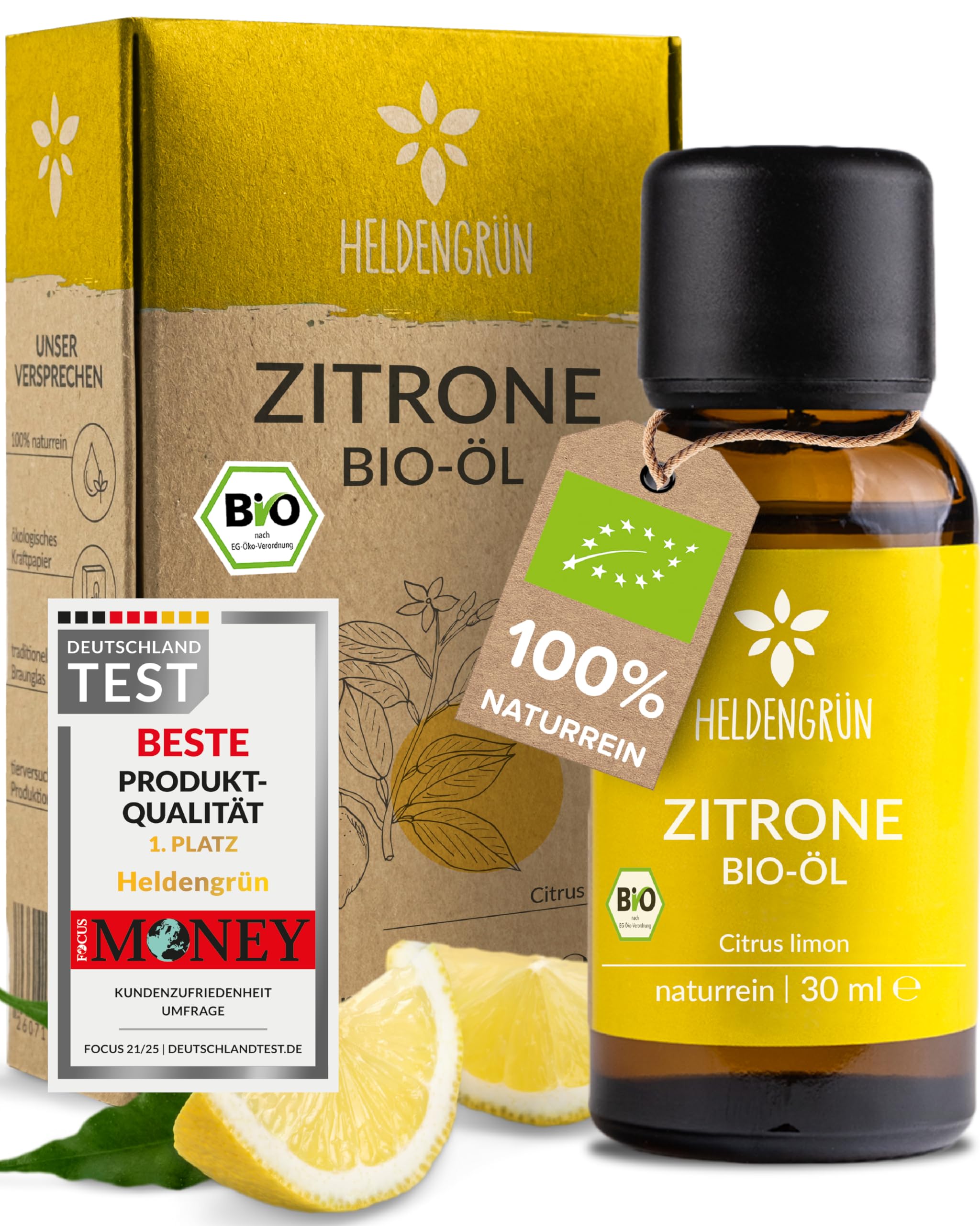 Heldengrün® BIO Zitronenöl