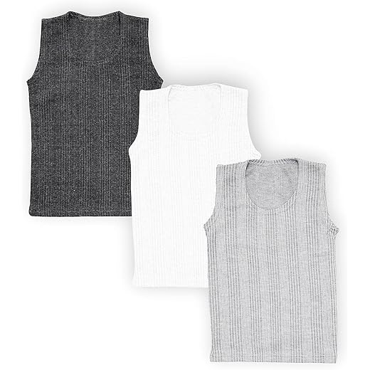 Kids Winter Vest Multicolor Pack of 3