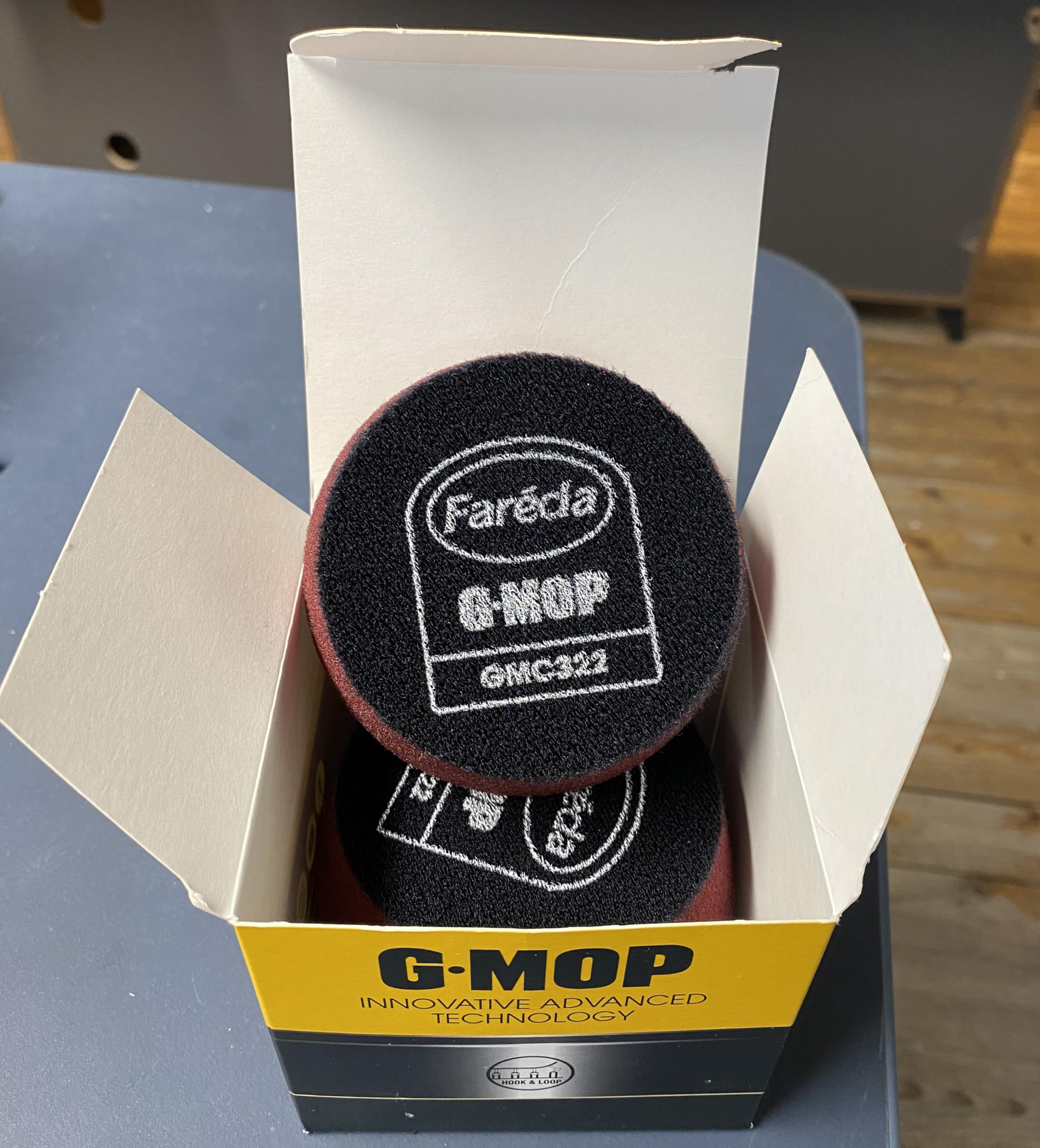 Farecla G Mop Premium pianka polerska GMC322 czerwona Ø 75 mm (3)