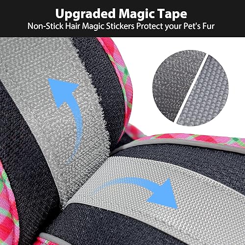 Miniatura 6 de AIITLE Juego de arnés y correa duradero para perro, arnés de chaleco fácil de poner, bandas reflectantes, suministros suaves y transpirables para