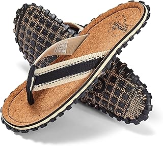 Gumbies Corker Unisex Flip Flops, with Supersoft Cotton Toe Post, Sustainable Cork & Recycled Rubber Sole - Comfort Guaranteed