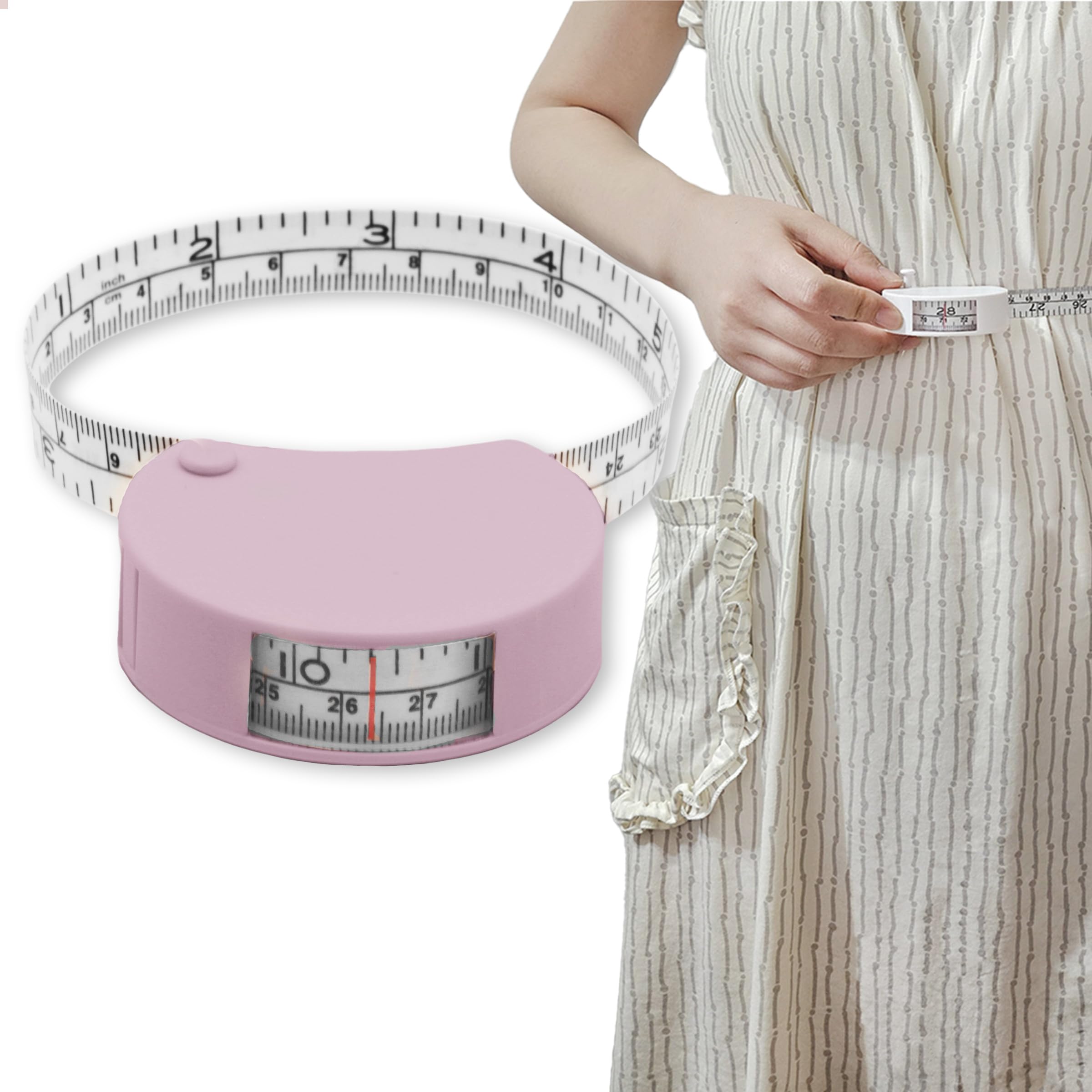 Amazon.co.jp: メジャー 巻き尺 【片手操作・2WAY・2024新登場】周囲