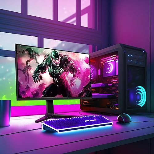 Miniatura 7 de Tienda Basics Monitor para juegos de 24 pulgadas, FHD 1080P, 165Hz, compatible con VESA, sincronización adaptativa, respuesta de 1 ms, negro