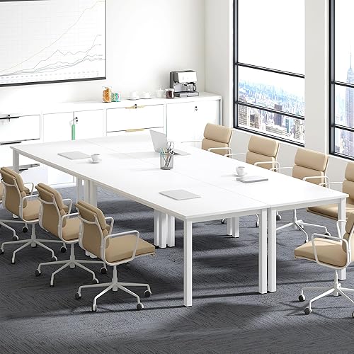 Miniatura 5 de Need Escritorio de oficina ejecutivo de 70.8 pulgadas, escritorio de computadora grande y elegante, escritorio de escritura de estudio simple,