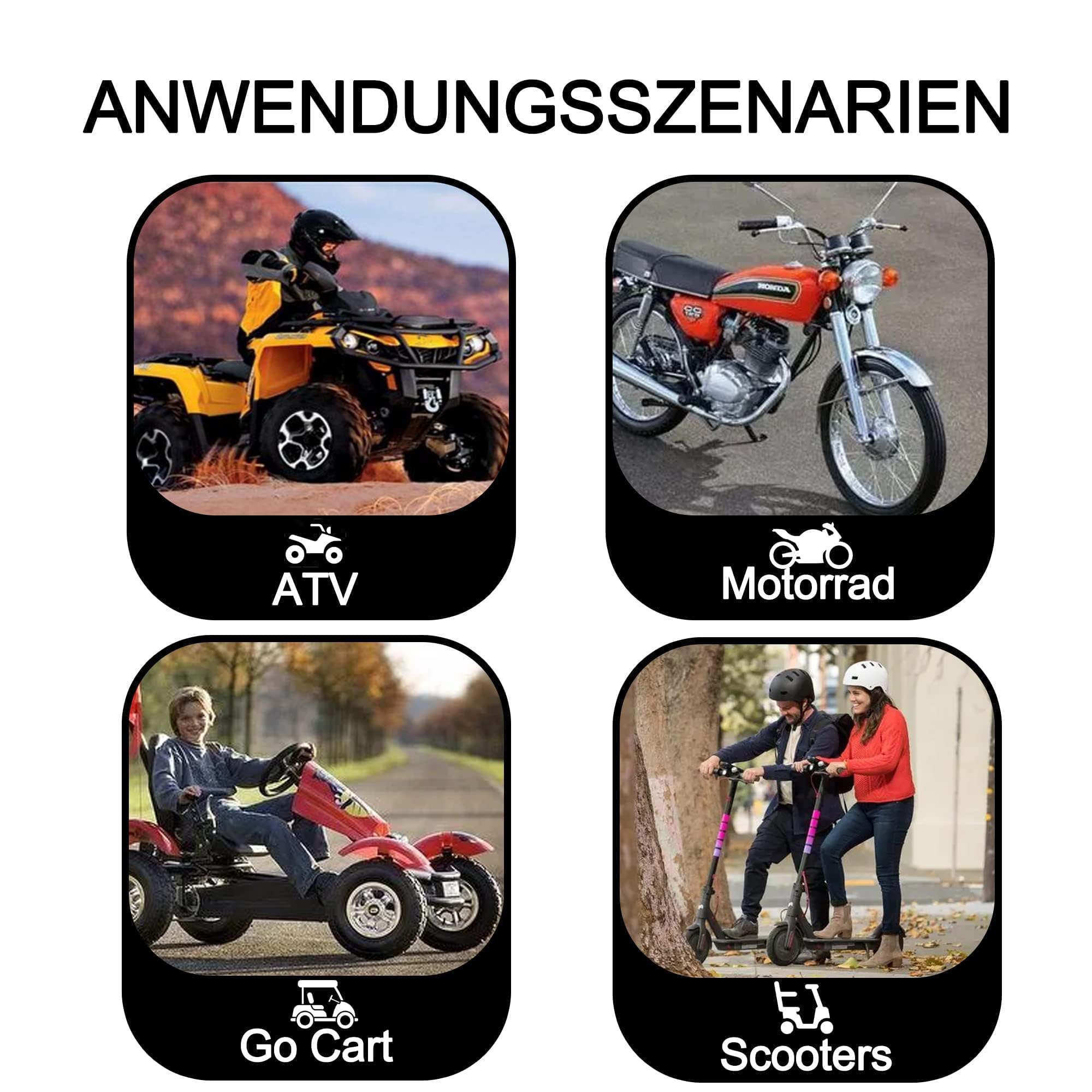 Motorrad Zündspule Ersatz – Für ATV, Roller, Moped, Go-Kart, Wandelt Niederspannung In Hochspannung