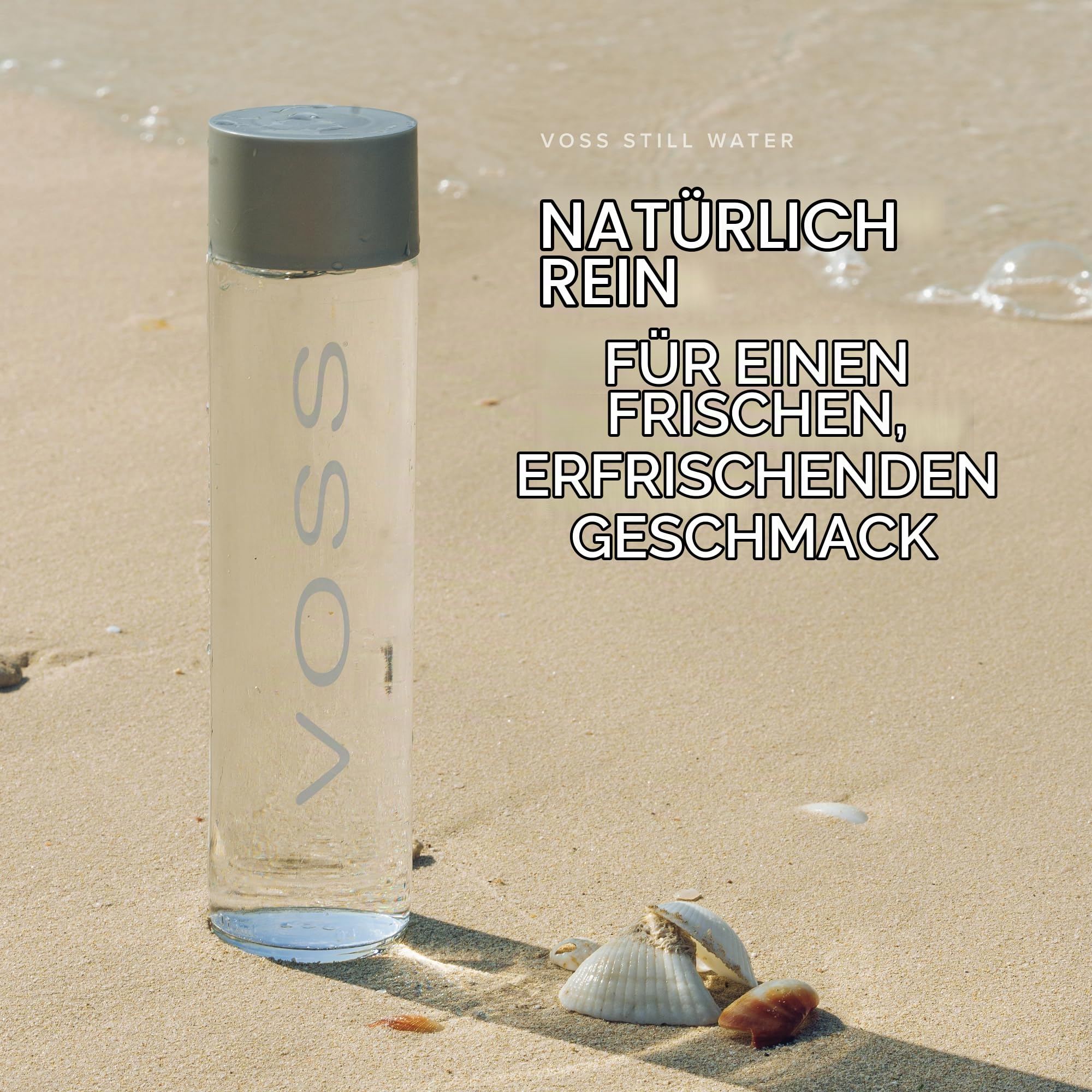 VOSS Still Water Glasflasche, 16,55 kg