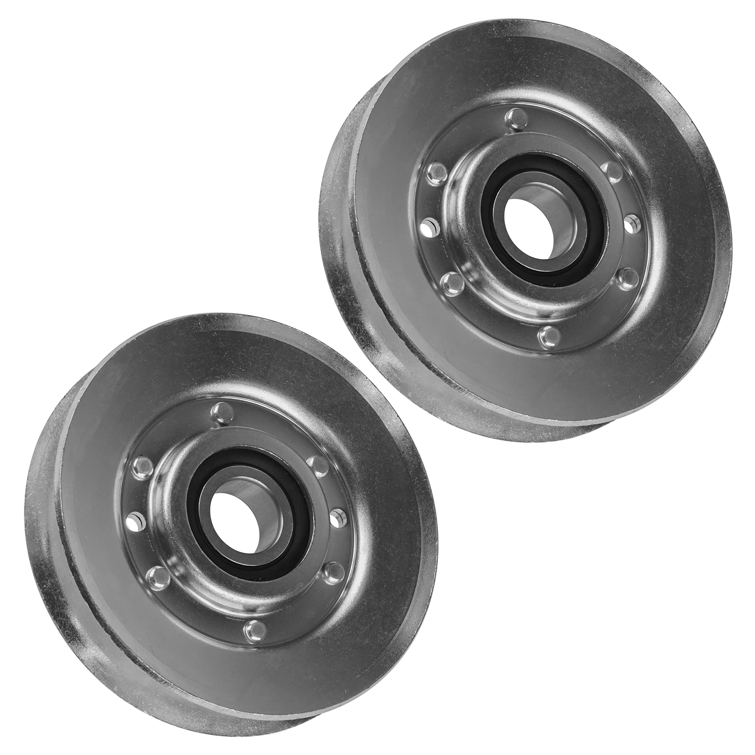 Caltric 2 V-Idler Pulley Compatible with John Deere LA120 LA125 LA135 LA140 LA145 LA150 AM118447