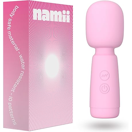 Mini Wand Massager Vibrator - 10 Quiet Modes & Waterproof - Clit Personal Massager