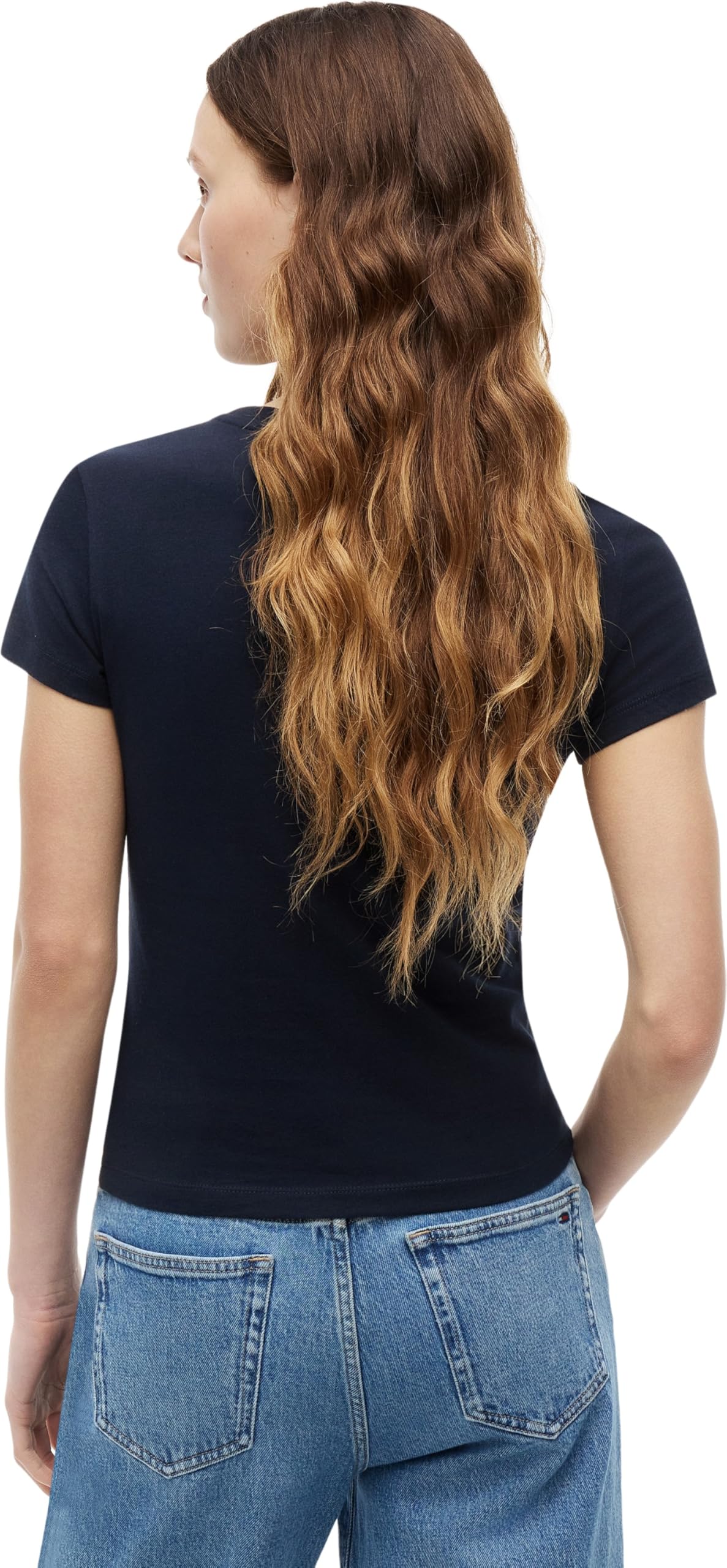 Tommy Jeans Tjw 3pack C-Neck tee Dw0dw22175 Camiseta S/S Mujer (Pack de 1)