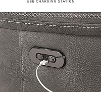 Vista 8 de Signature Design by Ashley Next-Gen DuraPella Power Sofá Reclinable, USB, Otomana Extendida, Cuero Sintético Repelente al Agua, 80" An x 42" Pr x