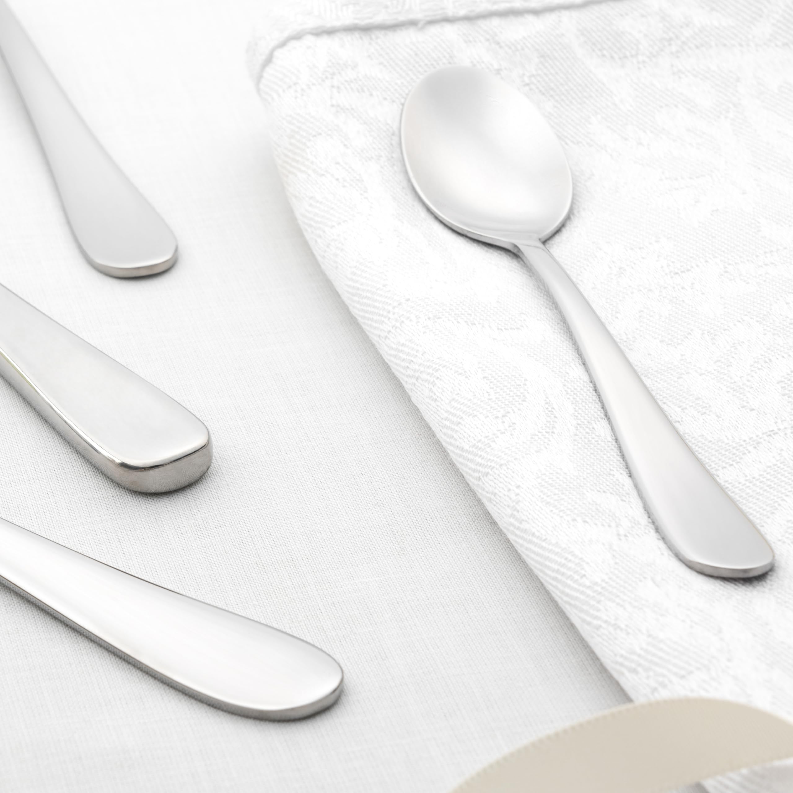 Grunwerg Windsor Set 12 Cucchiai Da Minestra: Acciaio Inox 18/0, Design Inglese Per La Tua Tavola