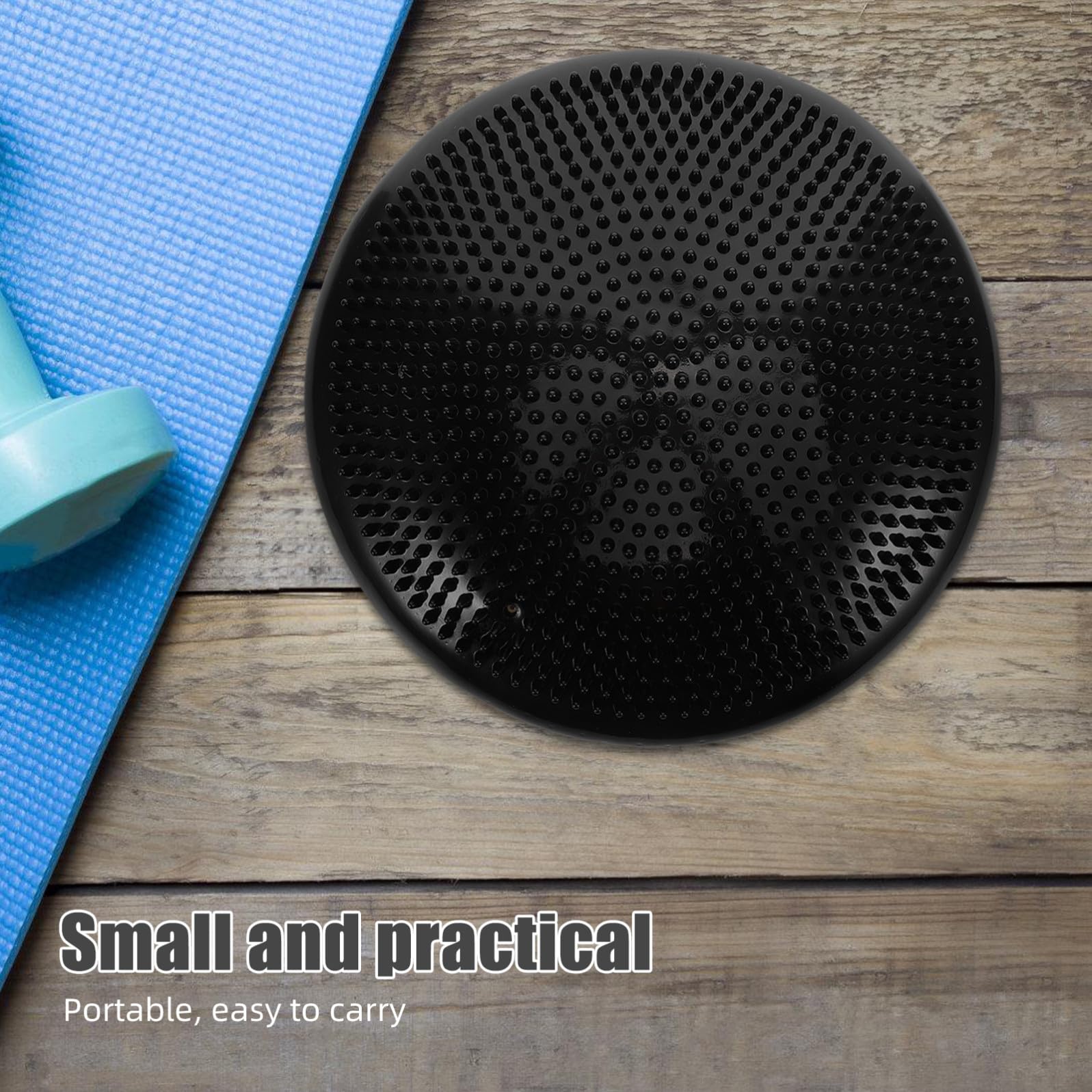 2 Stück Aufblasbares Rundes Yoga Balance Kissen aus Pvc