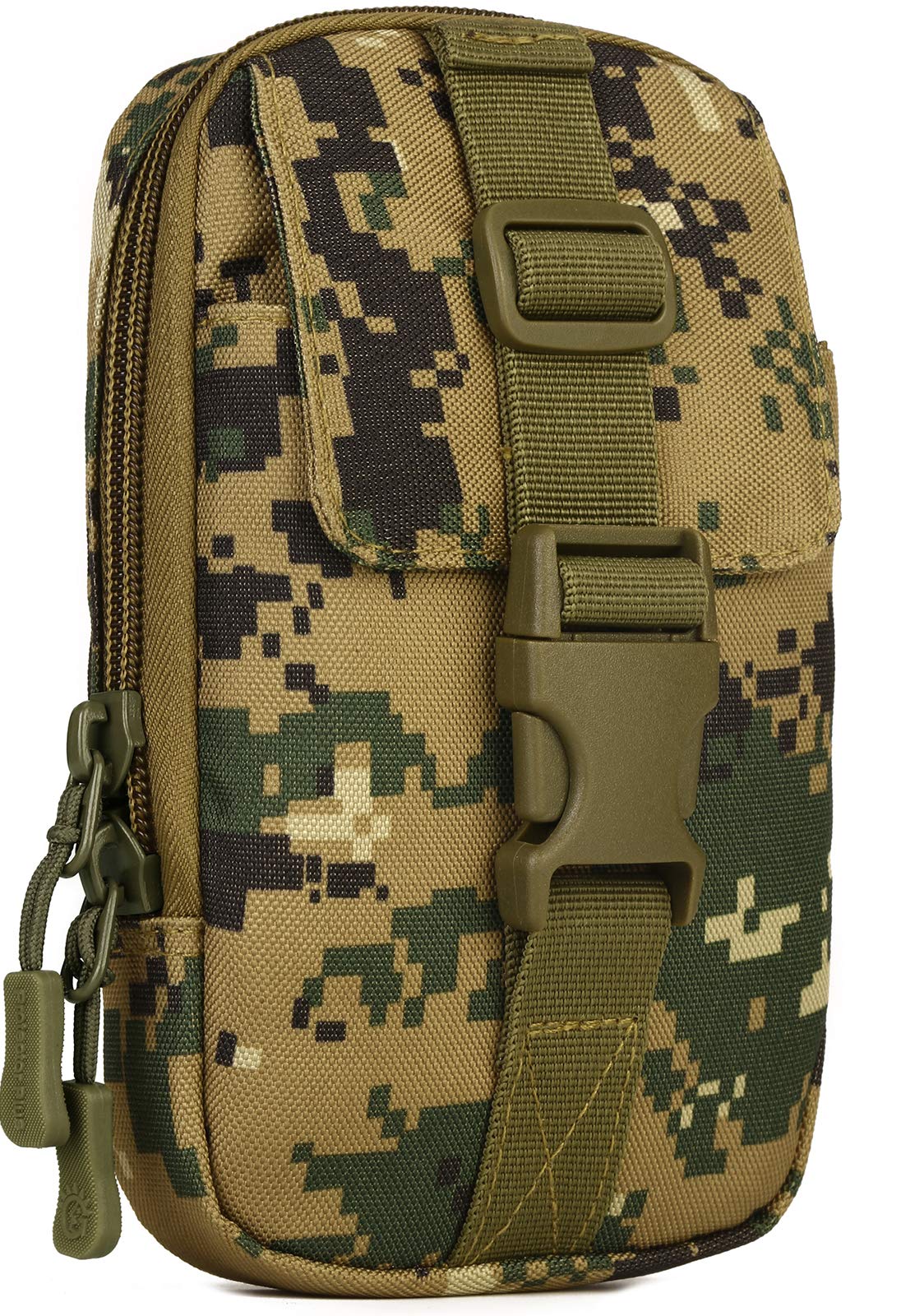 Protector Plus Tactical MOLLE Phone Pouch Cellphone Holster Small Admin Waist Bag Utility Gadget Gear Medical Pack Tool Pocket EDC Belt Purse