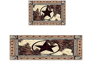 Kitchen Rugs Sets 2 Piece Country Rugs for Living Room