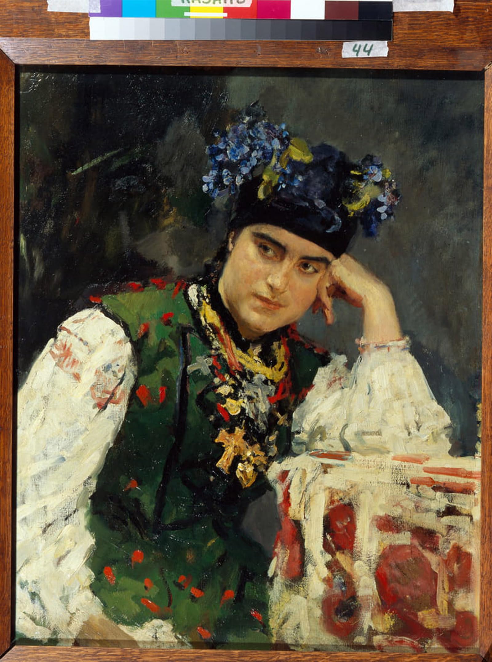 ARTXLXXBN Famous Painting Art Wall Decor Abstract Art Picture Portrait of Sofia Dragomirov by Valentin Aleksandrovich Serov Animal Pictures for Home Decor 60x90cm