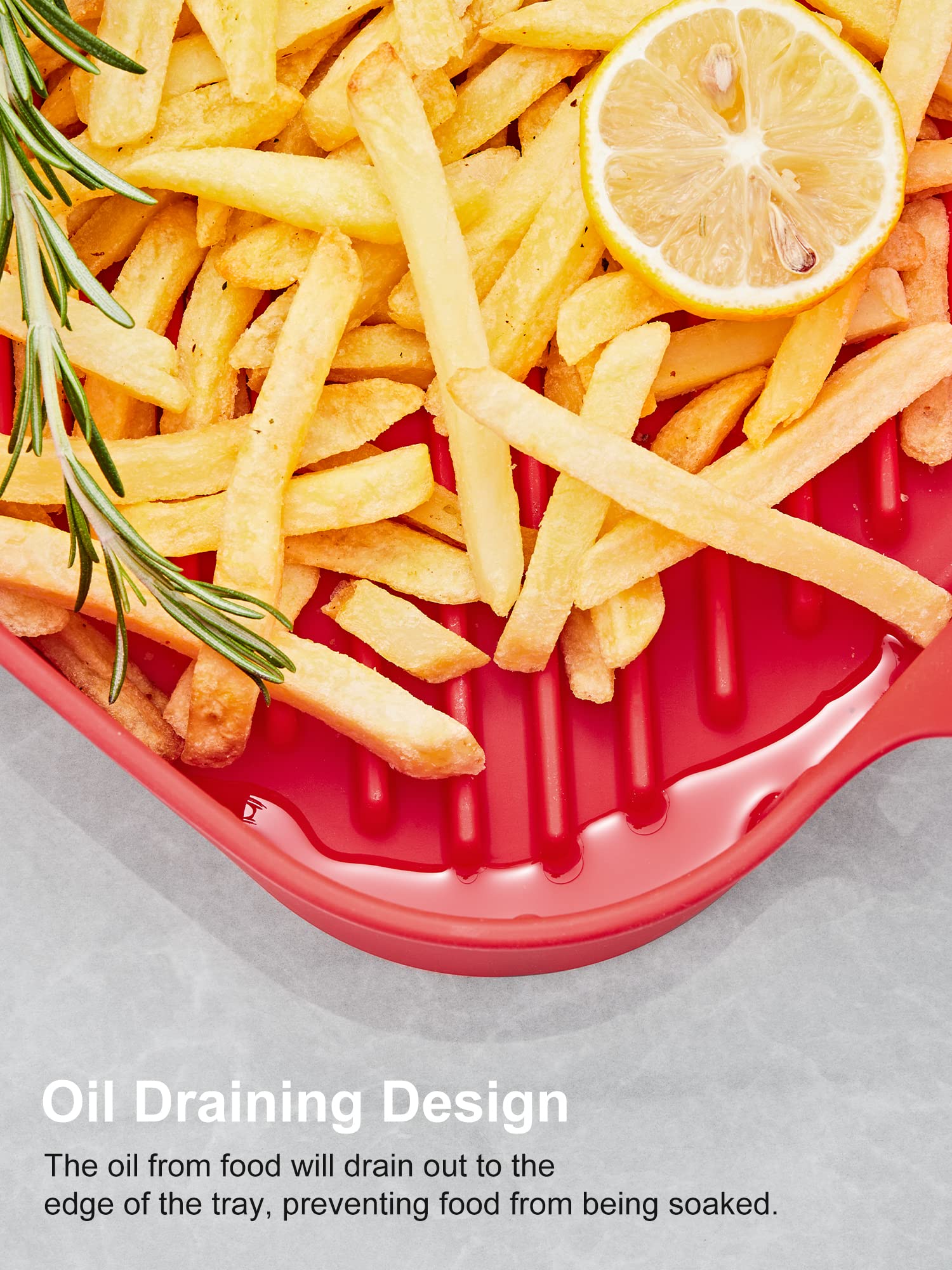 SMARTAKE Air Fryer Silicone Pot - Reusable Liner -5