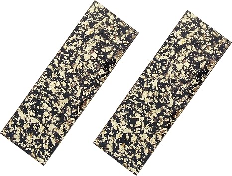 Acrylic Resin Knife Scales Handle Material Slabs, Gold, 2 pcs | Knives Custom DIY Tool for Knives Grips Making Guun Hilt Blanks Blades Inlays Art Projects