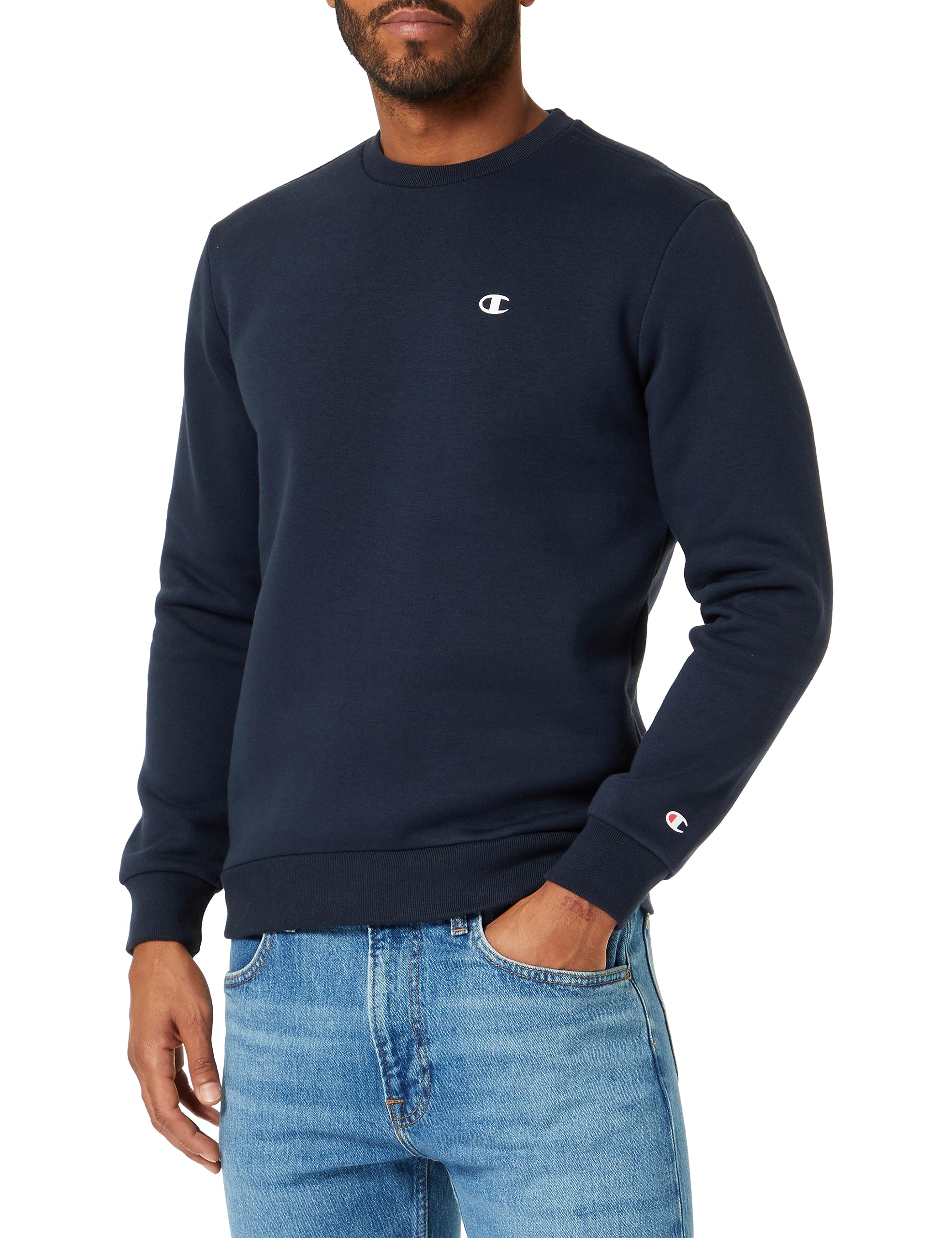Champion Legacy Basics-Powerblend bluza polarowa męska, granatowy, XL