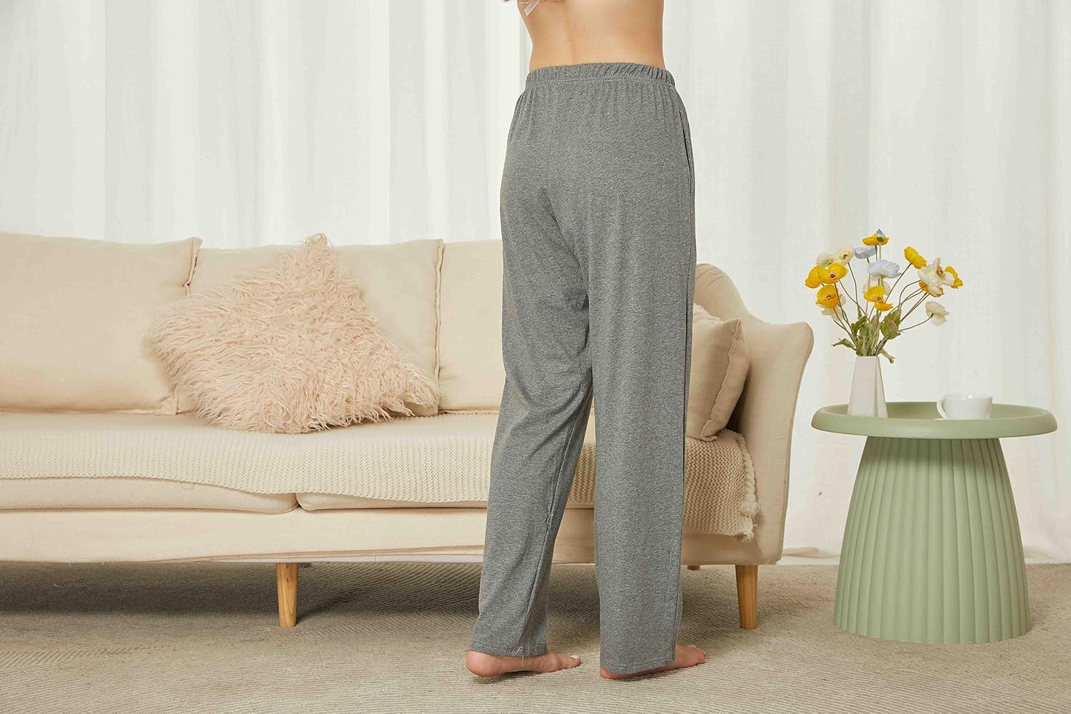 HiddenValor Women's Cotton Knit Loungewear Pajama Pants - Image 7