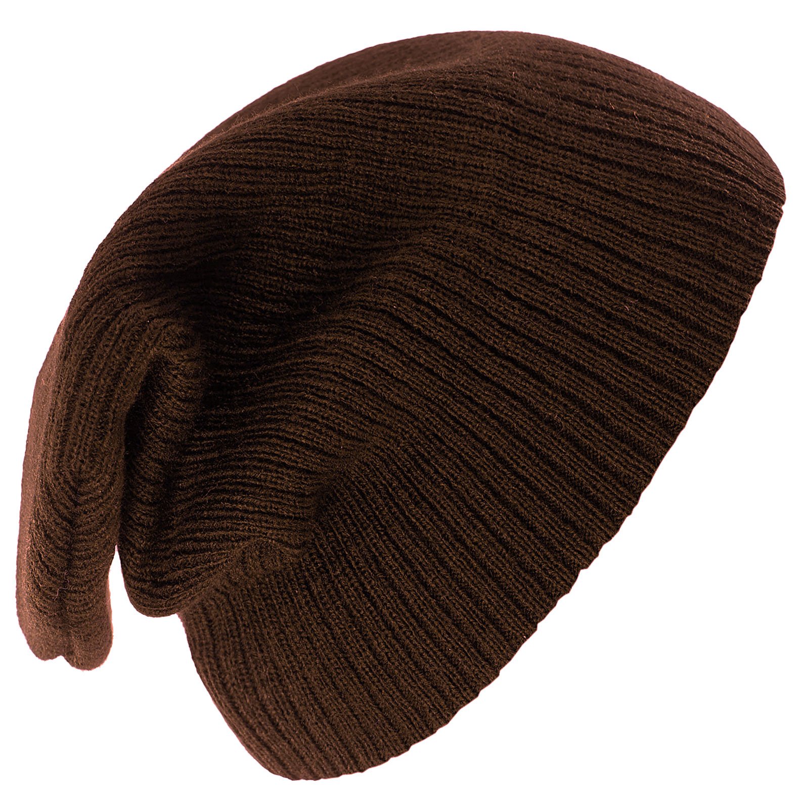 4Sold Unisex Brown Funy Slouch Beanie Fashionable Baby Kids Girls Boys Hat London Wool Knitted Winter Warm Ski Snowboard Hats (Brown)