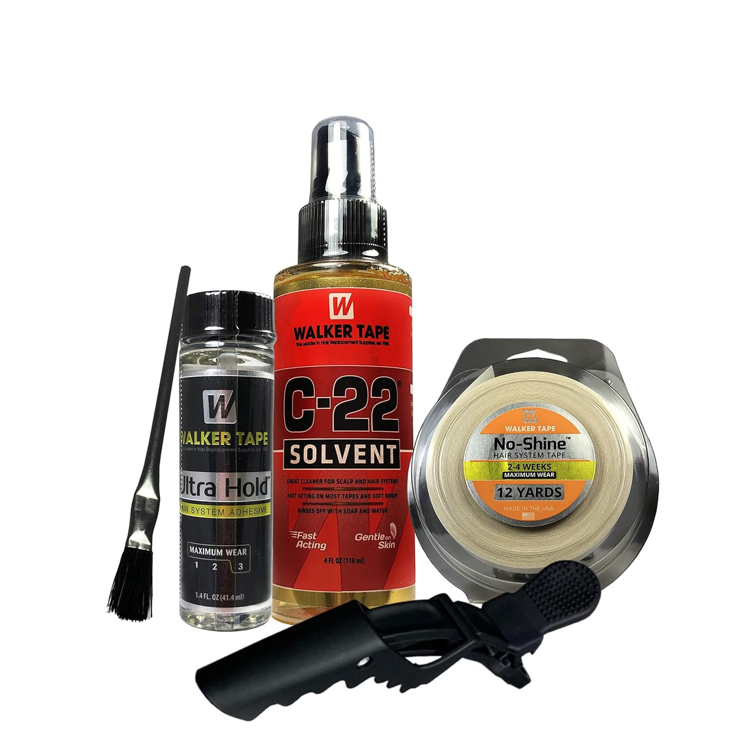 4oz C22 Citrus Solvent Wig Glue Remover, 1.4oz Ultra Hold