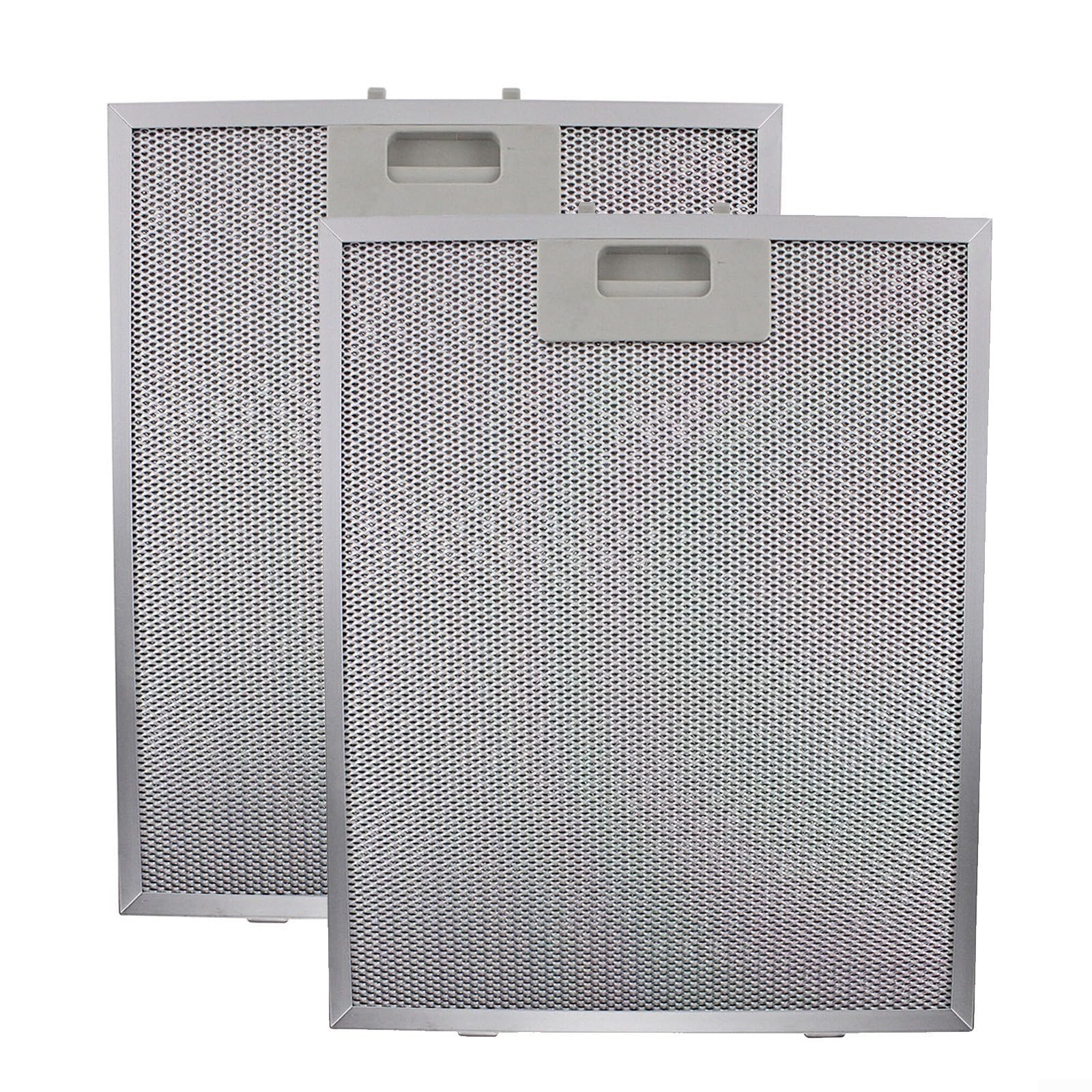 Filtro de grasa de metal, 5 capas de malla, filtro de campana extractora de malla de acero inoxidable, filtro de ventilación para extractor de cocina, ventilador, 340 x 280 x 9 mm (2 unidades)