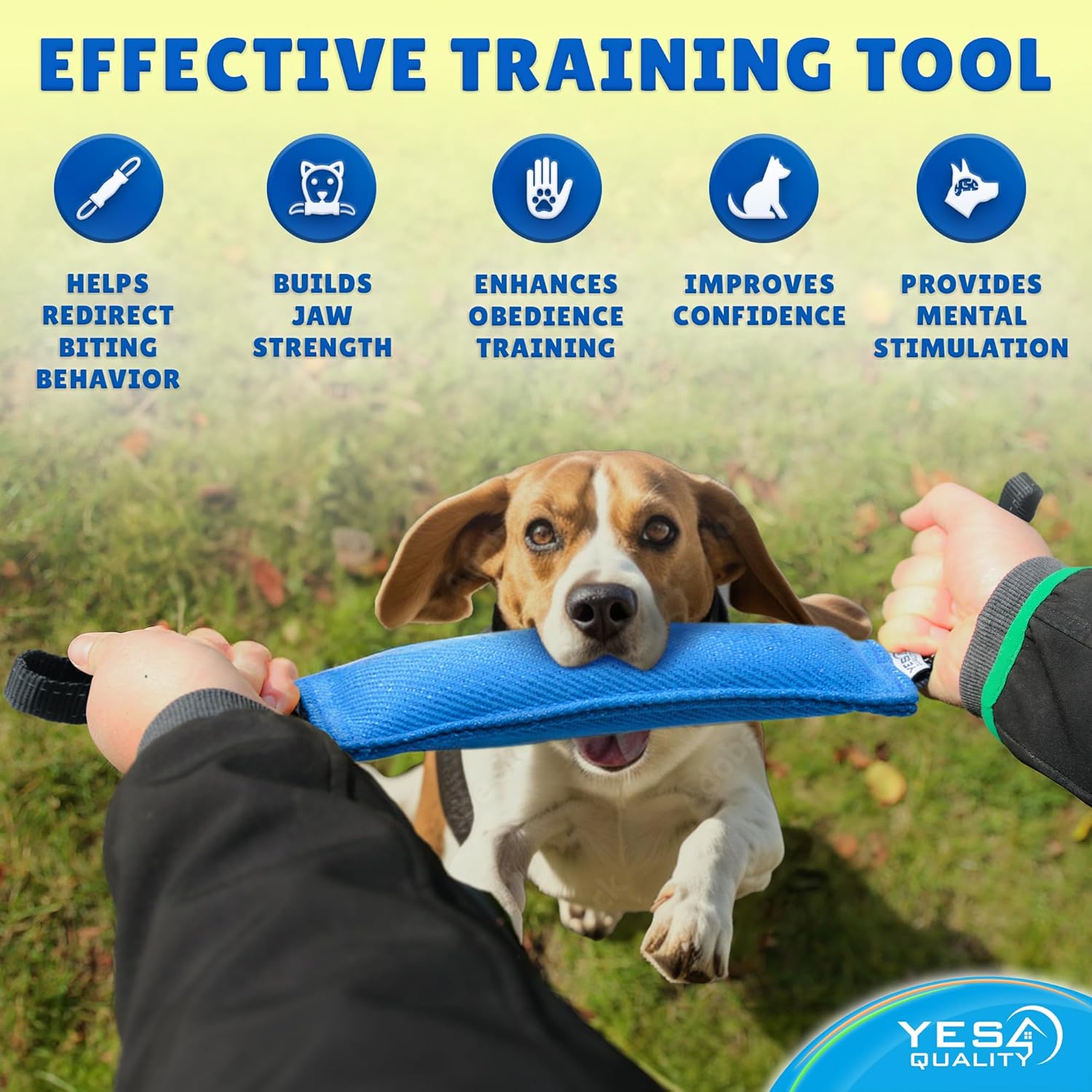YES4QUALITY Dog Bite Tug Toy - 30x9cm, Blue -... 20 YES4QUALITY Dog Bite Tug Toy - 30x9cm, Blue -...