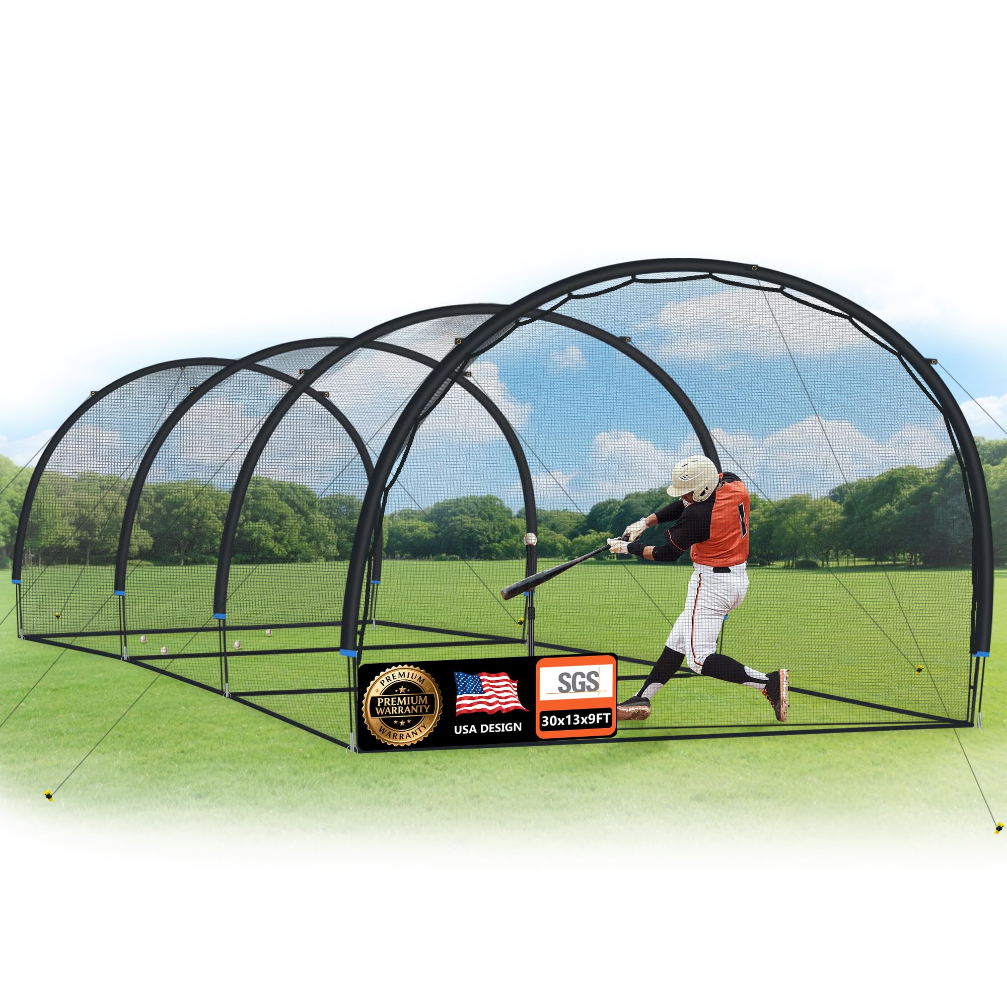 ORIENGEAR Batting Cage with Frame