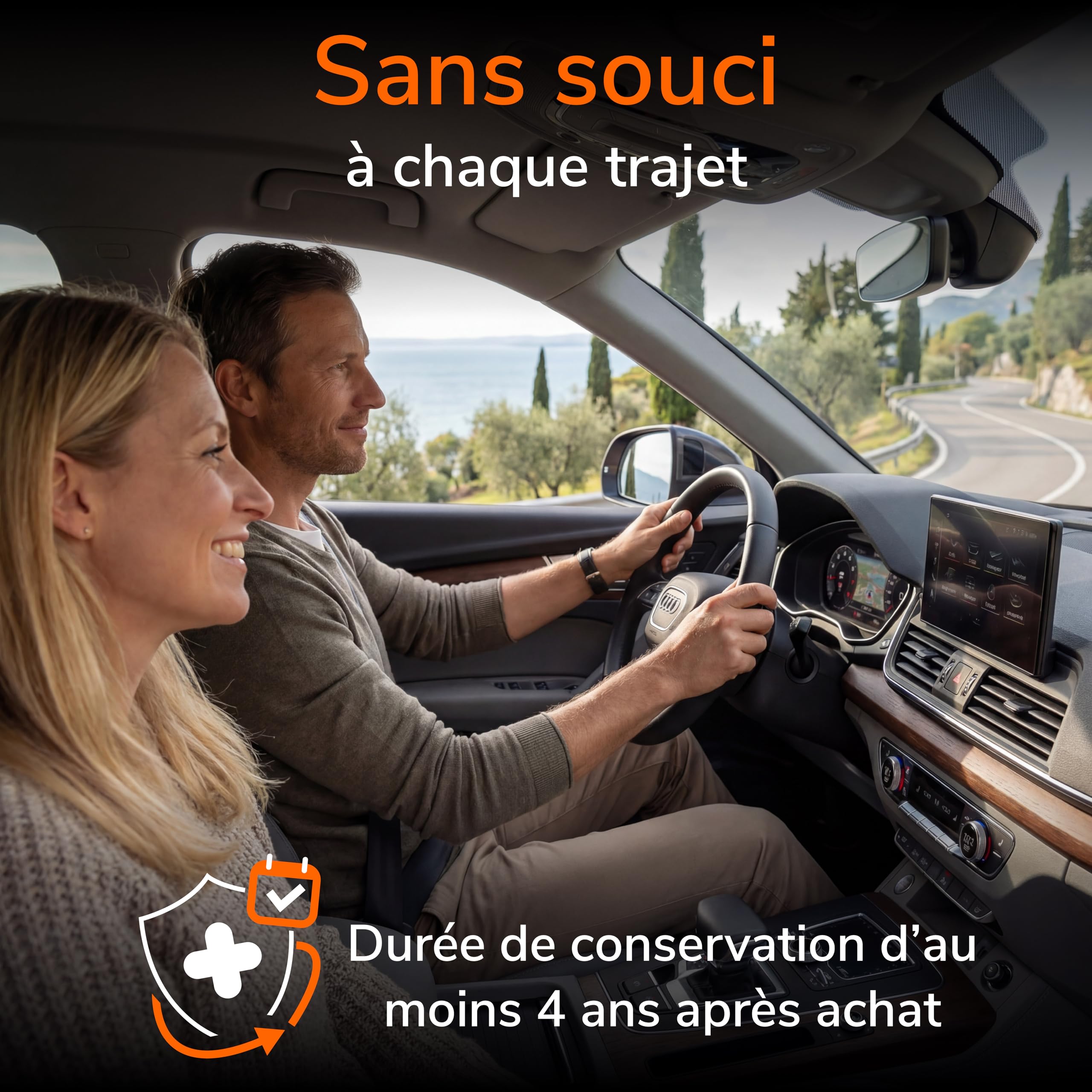 Upgrade4cars Trousse de Secours Auto 2026 DIN 13164 Kit Valable dans Toute l'Europe | Sac de Pansements également pour la Maison & en Déplacement