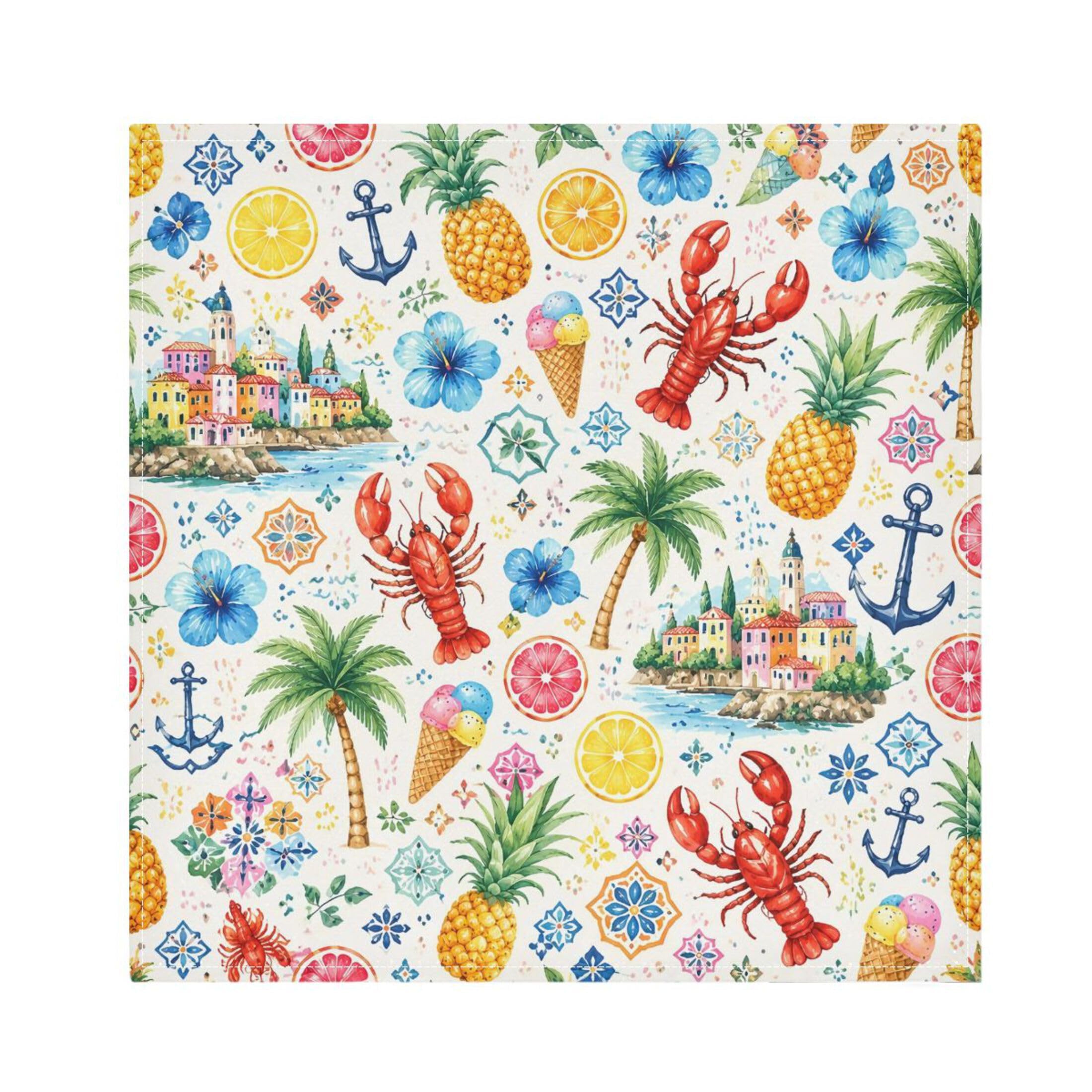 Fuauuyl Cloth Napkins Set of 6 Dinner Napkins 20x20 in, Washable & Reusable