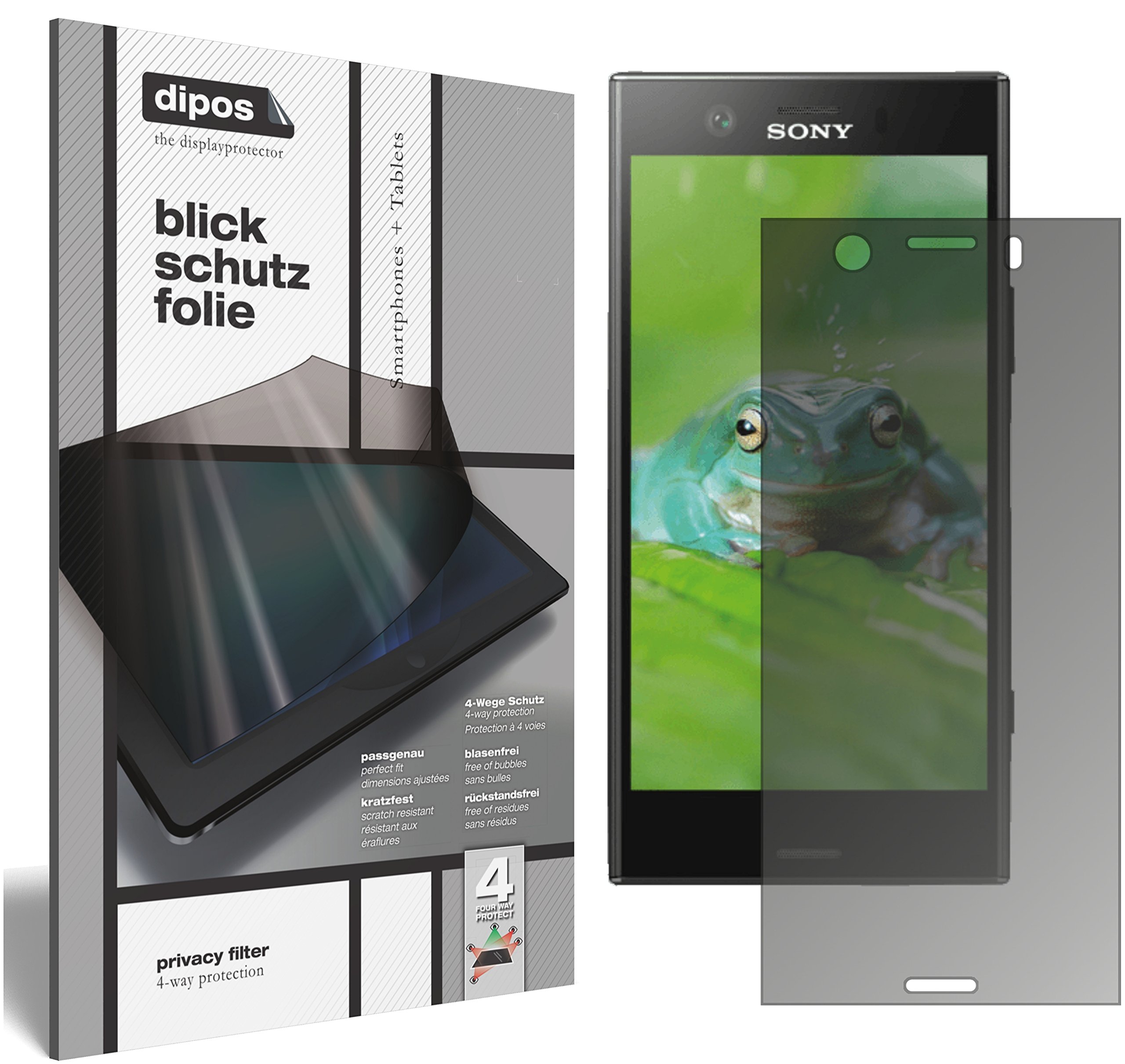 dipos I Protezione Vista Compatibile con Sony Xperia XZ1 Pellicola