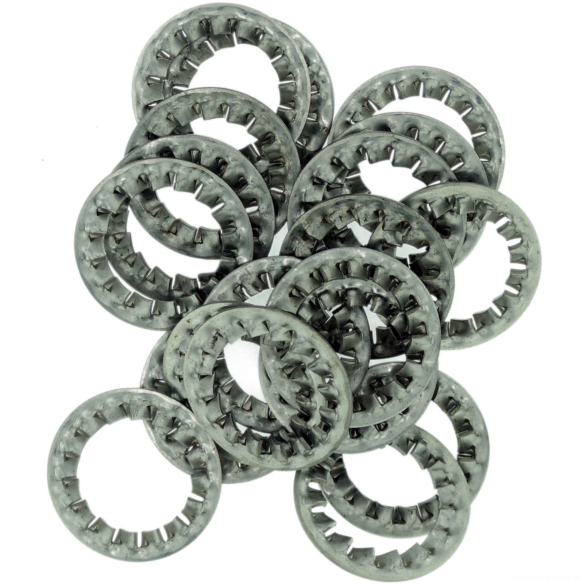 Singularity Supplies M14 (14Mm) Shakeproof Washer (Internal Serrated) - Stainless Steel (A2) (Pack Of 20)