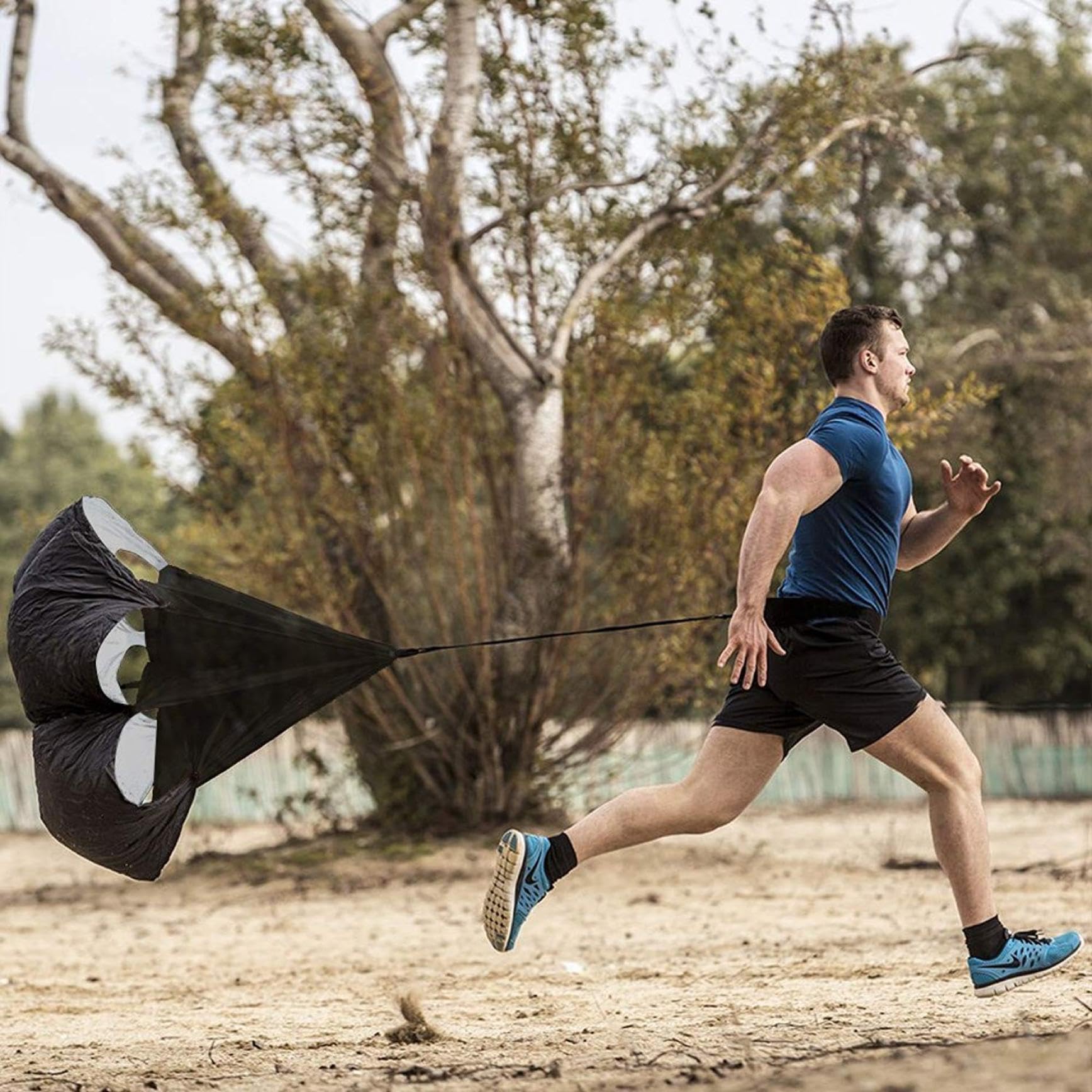 Physport de 56 pulgadas paracaídas de resistencia para entrenamiento de velocidad