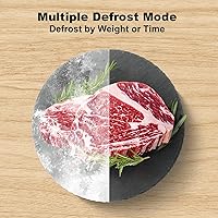 Vista 7 de SMETA Horno de microondas compacto de 700 vatios, 0.7 pies cúbicos, hornos de microondas de encimera, 10 niveles de potencia con plato giratorio