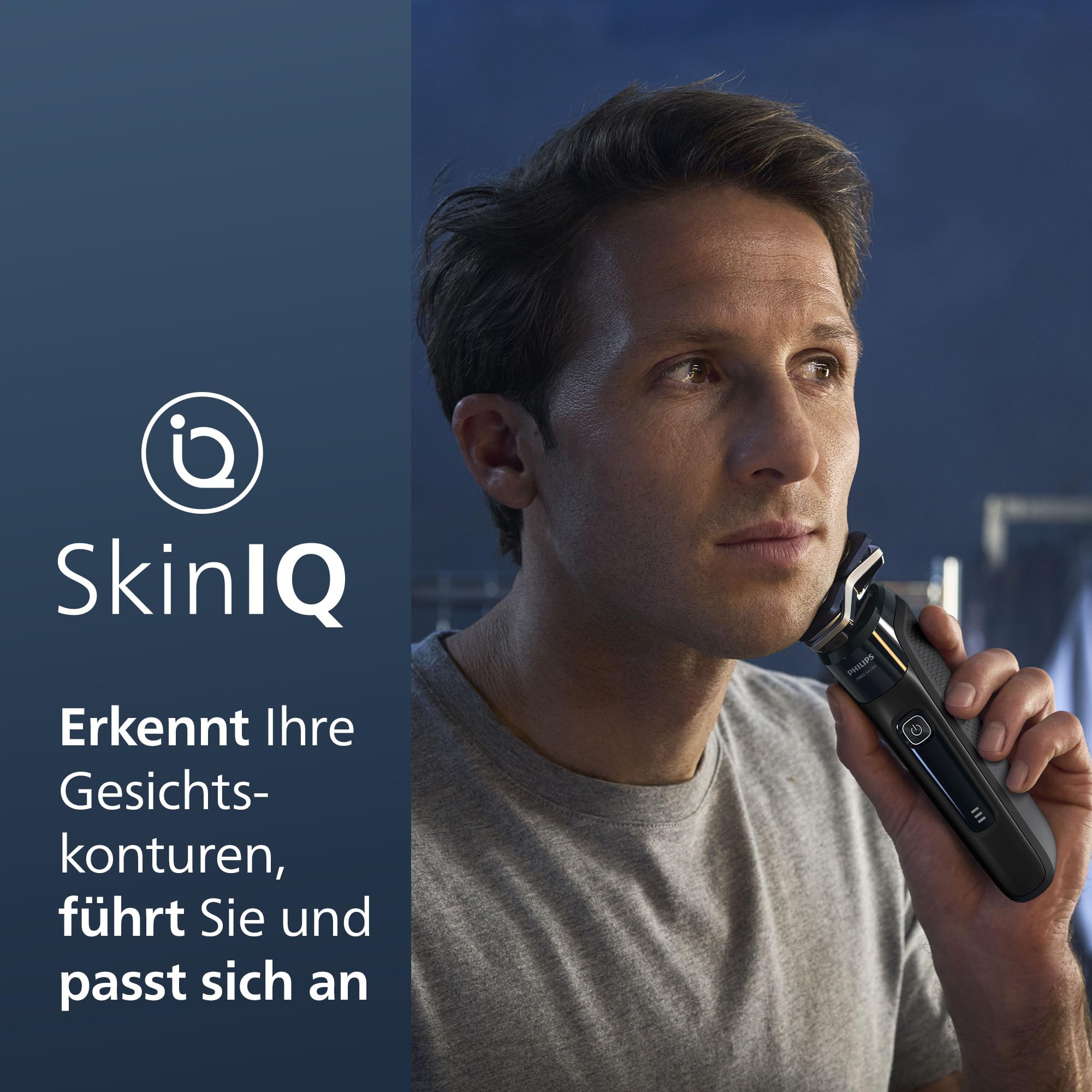 PHILIPS Shaver Series 7000 Elektrischer Rasierer für Herren S7886/55 Nass- und Trockenrasur mit Trimmer