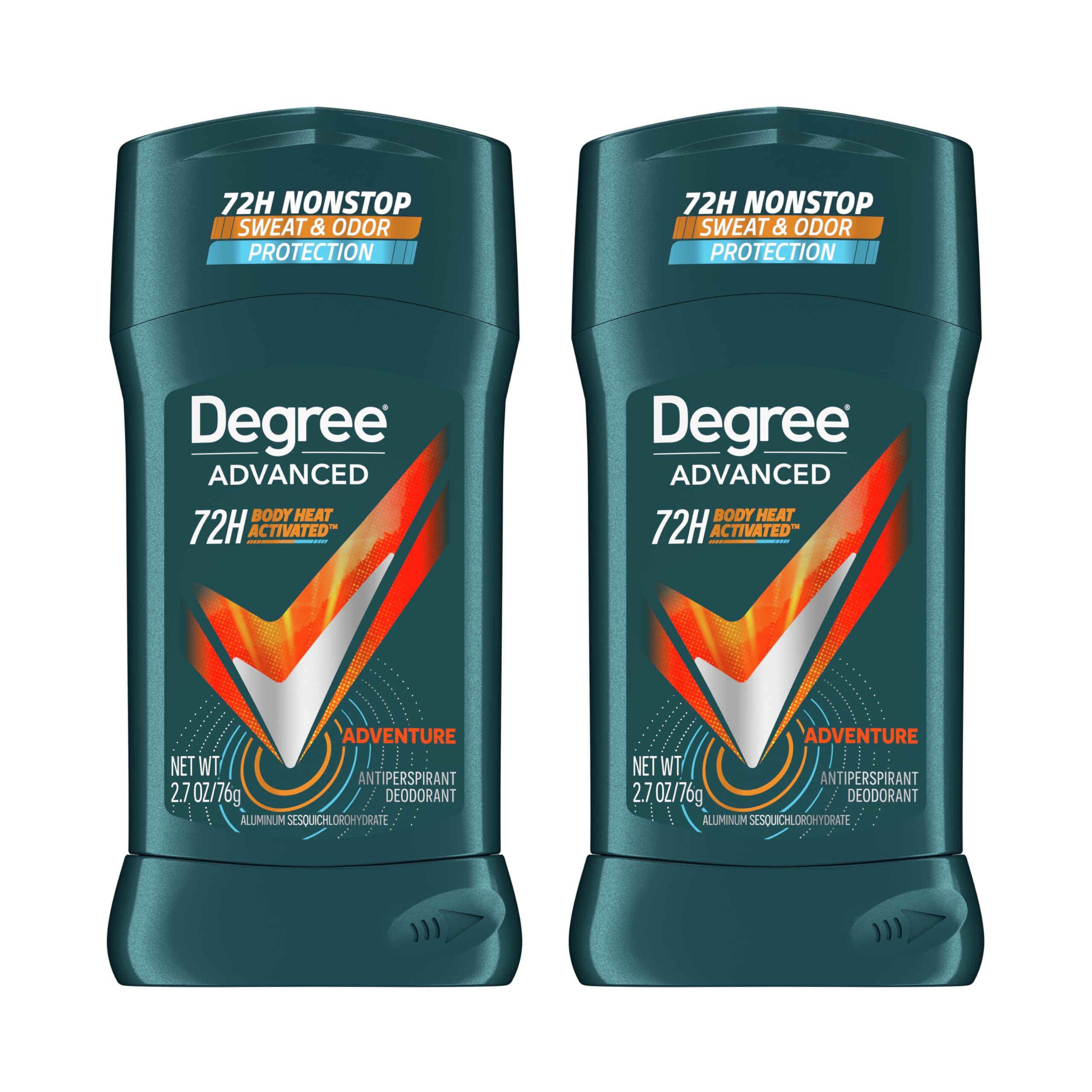 Degree Men Advanced Protection Antiperspirant, Adventure, 2.7 oz, 2-Pack 2.7 Ounce (Pack of 2)