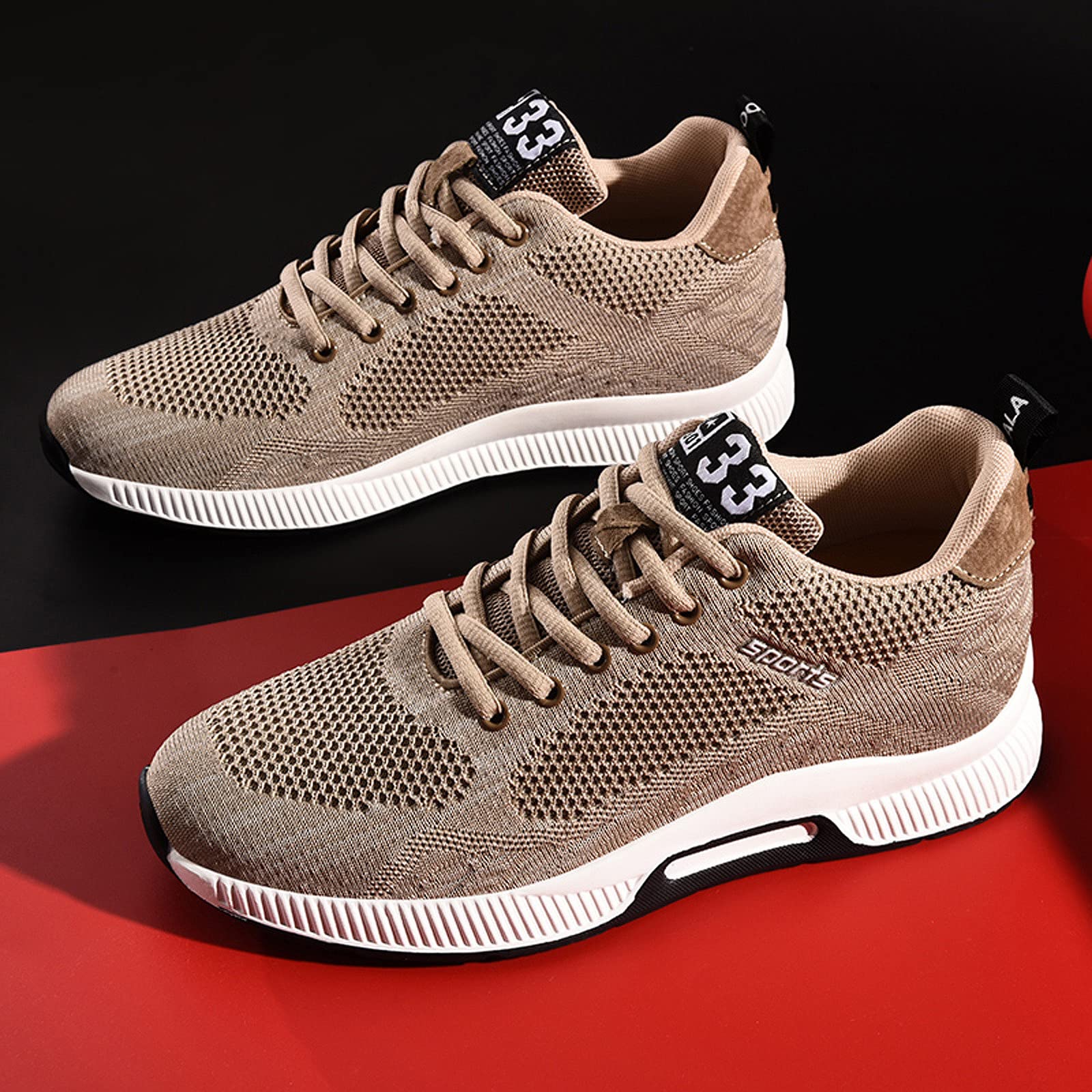 Zapatillas Elevadoras Invisibles para Hombre, para Aumentar la Altura, Zapatos Deportivos de 2.36 Pulgadas, Transpirables, con Cordones