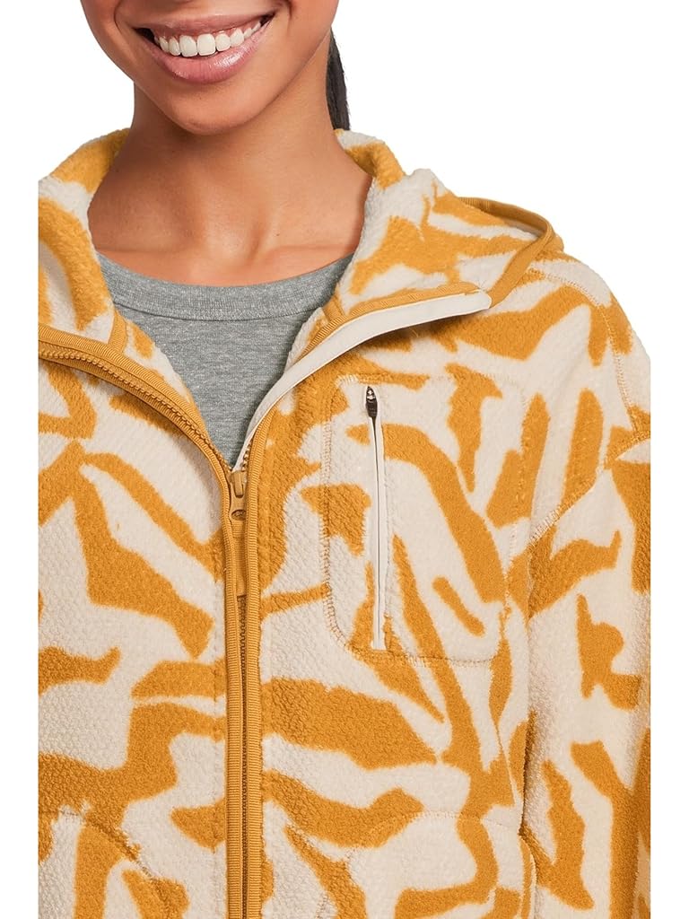 White Prana Tuff Fluff Full Zip