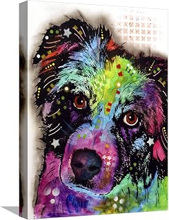 ART.COM Canvas Wall Art Prints Aussie by Dean Russo, Animals Decor, 12" x 16"