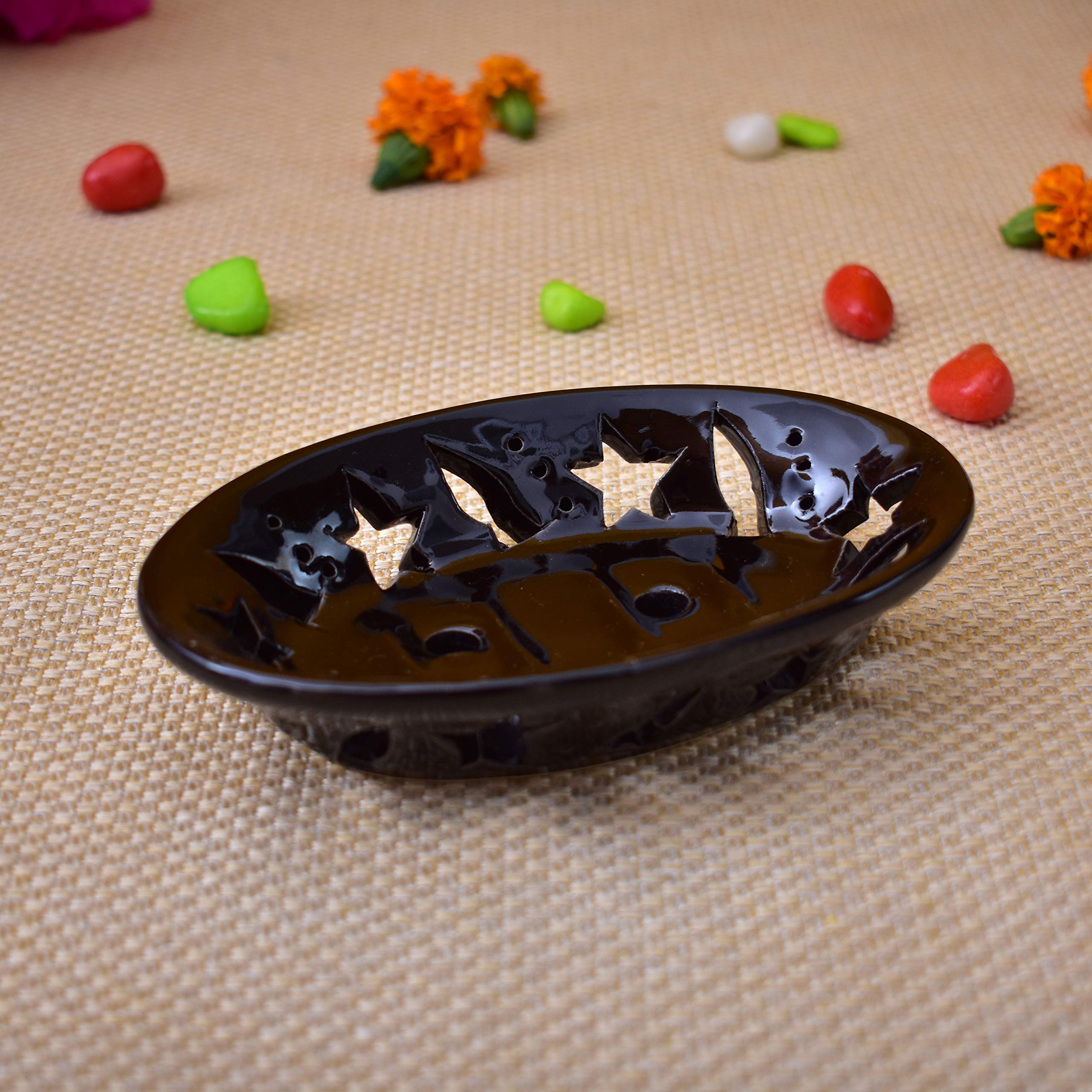 Kunhar Ceramic Soap Dish Holder, 1 Piece Black (B07L29S814) Amazon Price History, Amazon Price Tracker