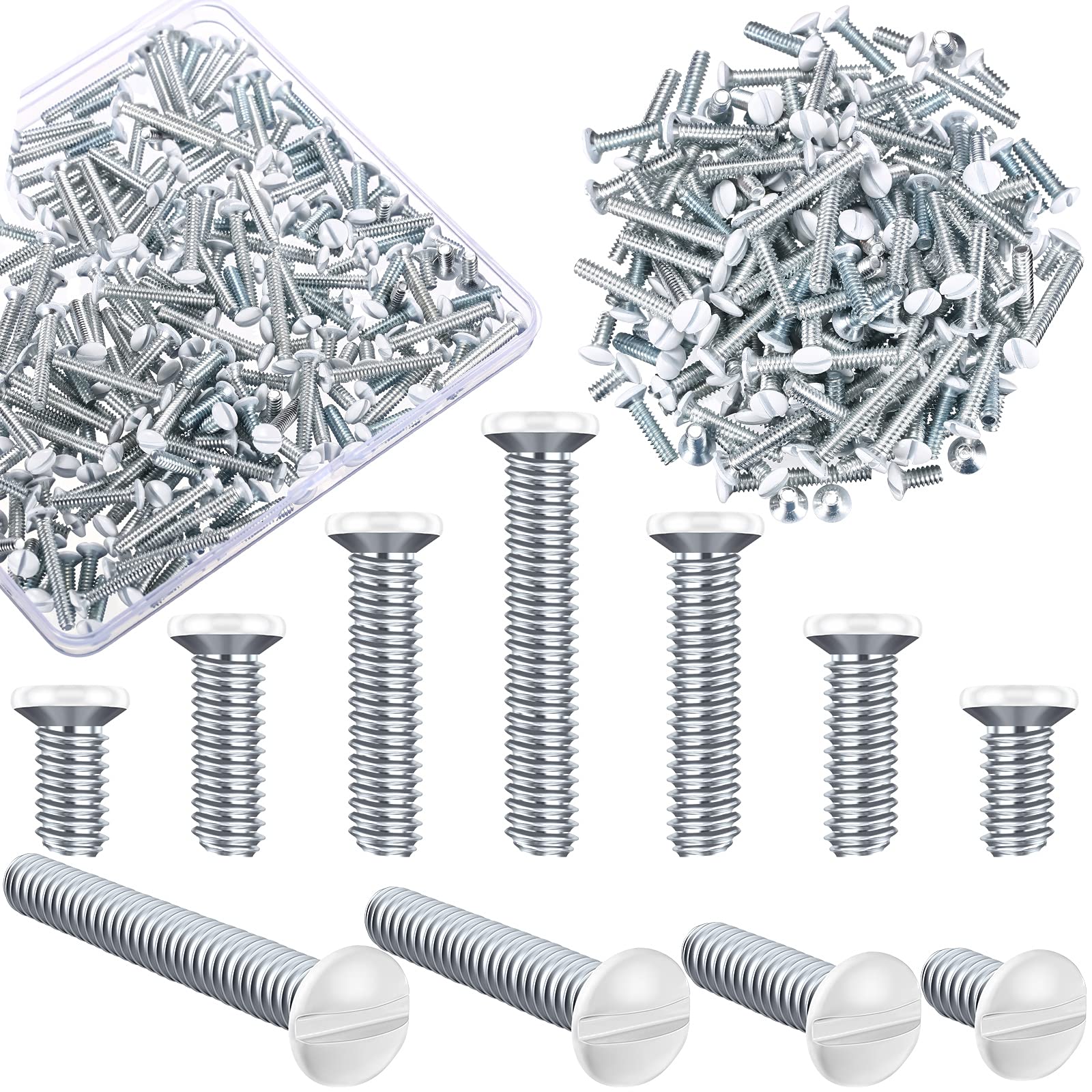 buy-200-pieces-wall-plate-screws-4-sizes-long-electrical-outlet-screws