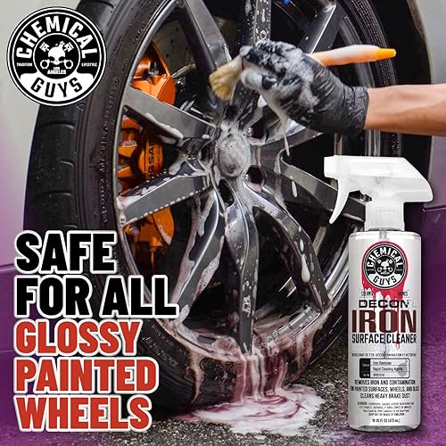Miniatura 7 de Chemical Guys SPI21516 Decon Pro Removedor de hierro y limpiador de ruedas 16 onzas líquidas