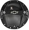 Proform Differential Cover, Reinforced, Main Cap BoltsMagnetic Drain Plug Included, Aluminum, Black Crinkle Powder Coat, GM 12-Bolt, Each
