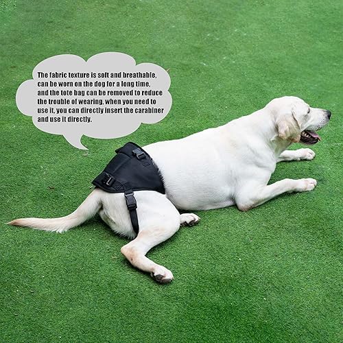 Miniatura 2 de Arnés de soporte para patas traseras para perros grandes diseñado para perros con debilidad, discapacidad o lesiones en las patas traseras, ayuda