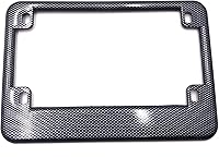 Vista 11 de HTTMT - Para motocicleta universal de 7 pulgadas x 4 pulgadas, soporte de placa de matrícula plana con barra LED de 6 pulgadas cromado