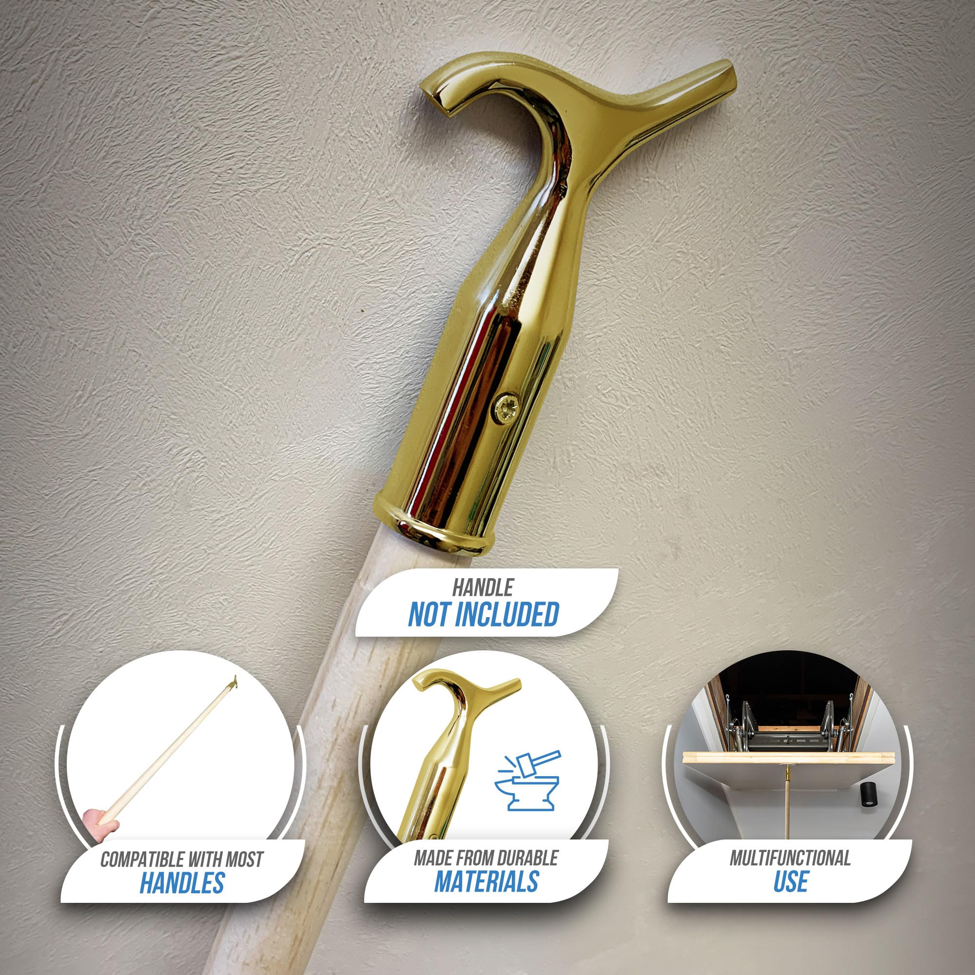 Asta Per Lucernari 1,1 M - Acciaio Inox - Compatibile Con Velux, Fakro - Per Finestre Alte E Difficili - Foto 3