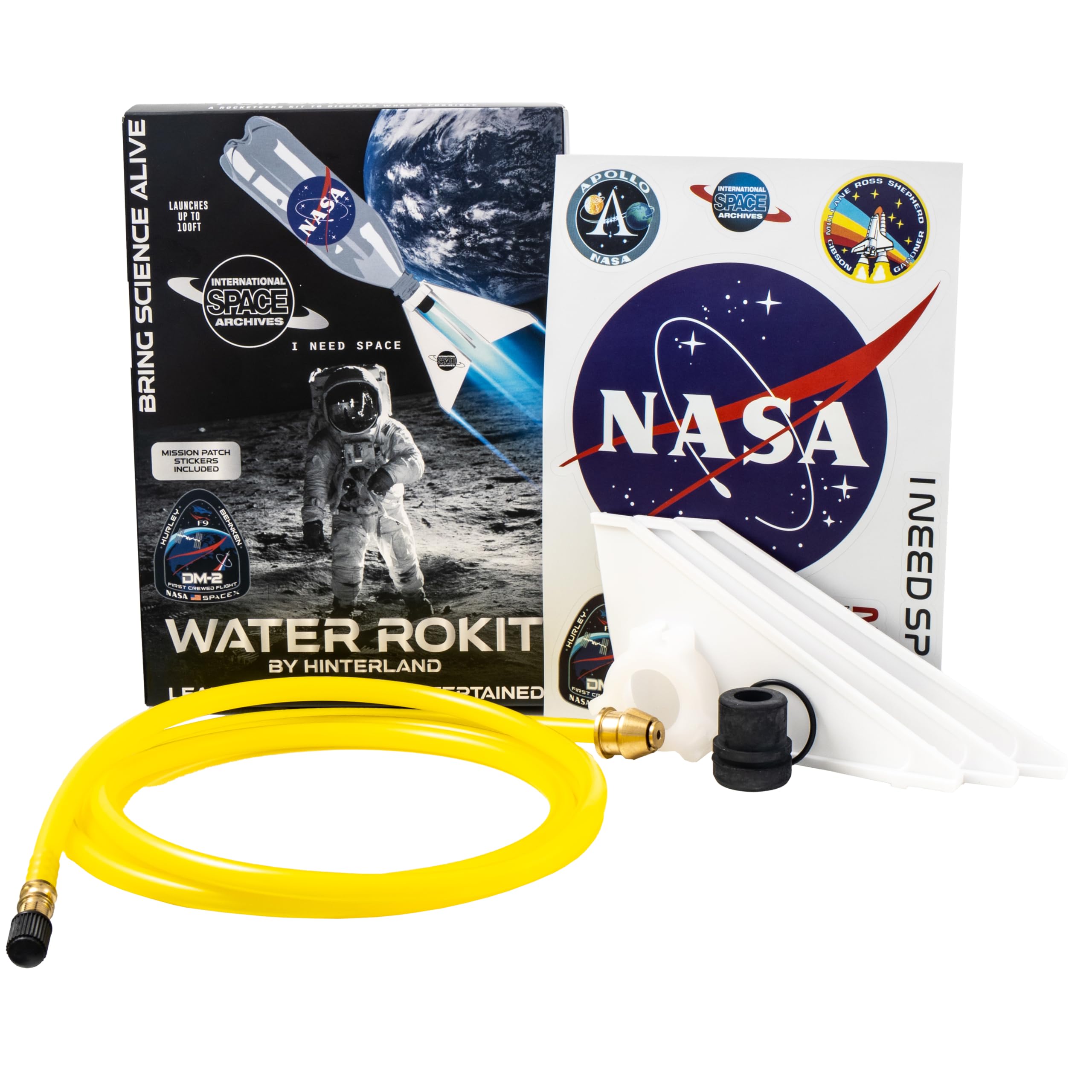 Hinterland Water Rokit Flaschenraketen-Set ? Special NASA Edition