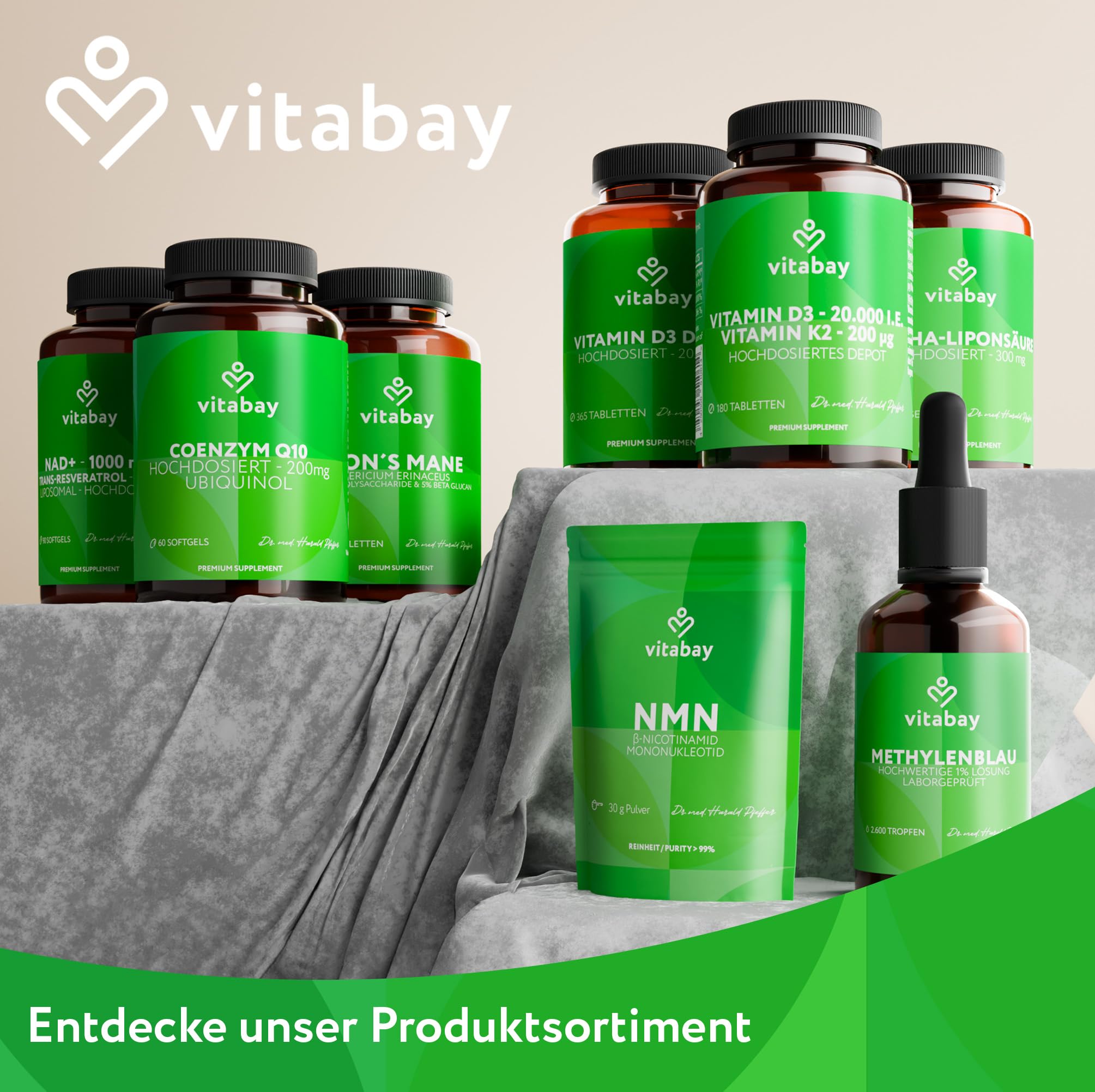Vitabay Bromelain hochdosiert 500mg - 200 Vegane Kapseln (2er Set)